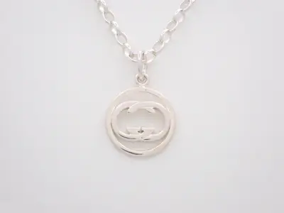 necklace, 925 sterling silver, 15.1g, Interlocking G