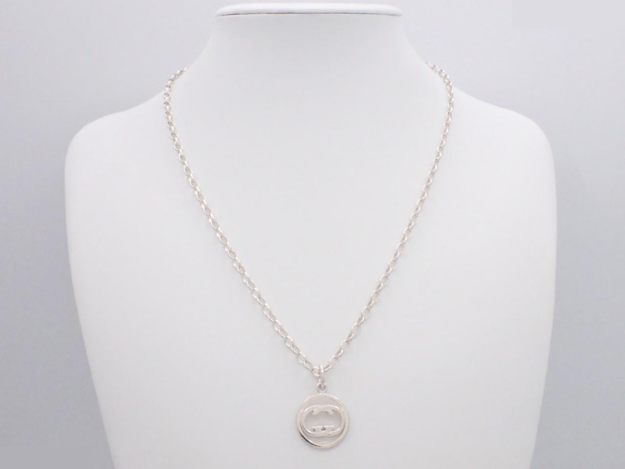 necklace, 925 sterling silver, 15.1g, Interlocking G — view 3