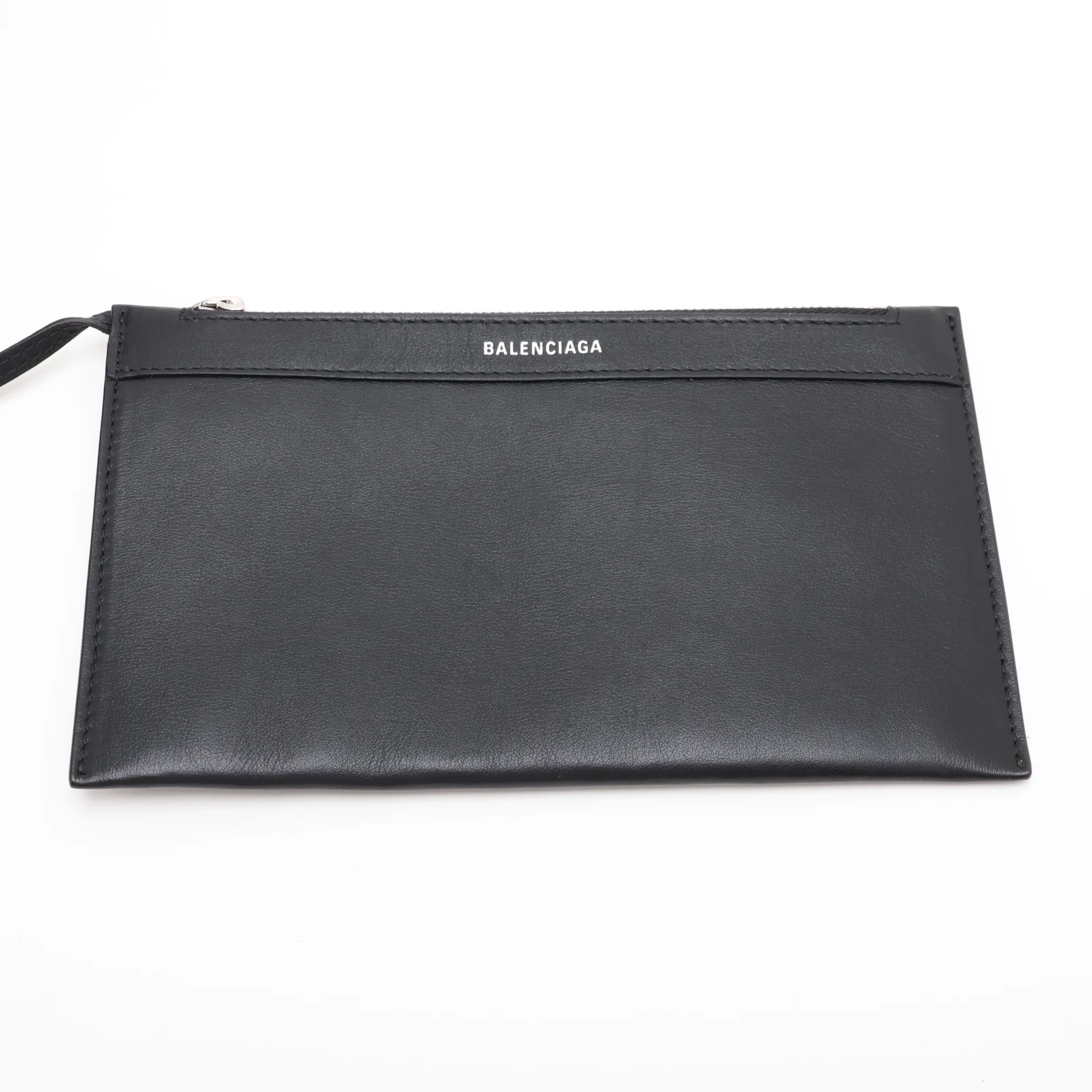 Navy Cabas Leather Handbag, Black, 339933 — view 10