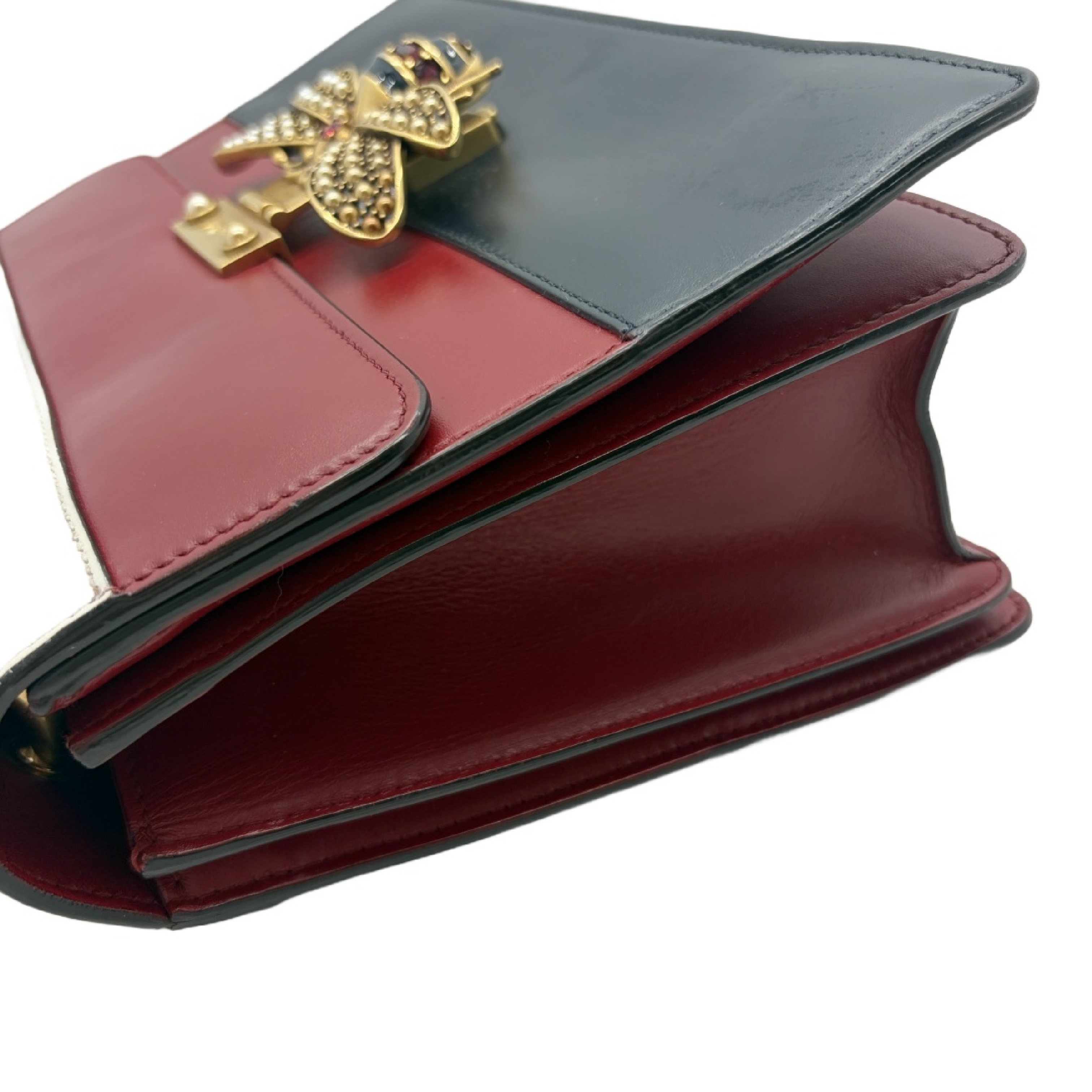 Queen Margaret Bee Leather Top Handle Bag Handbag — view 3