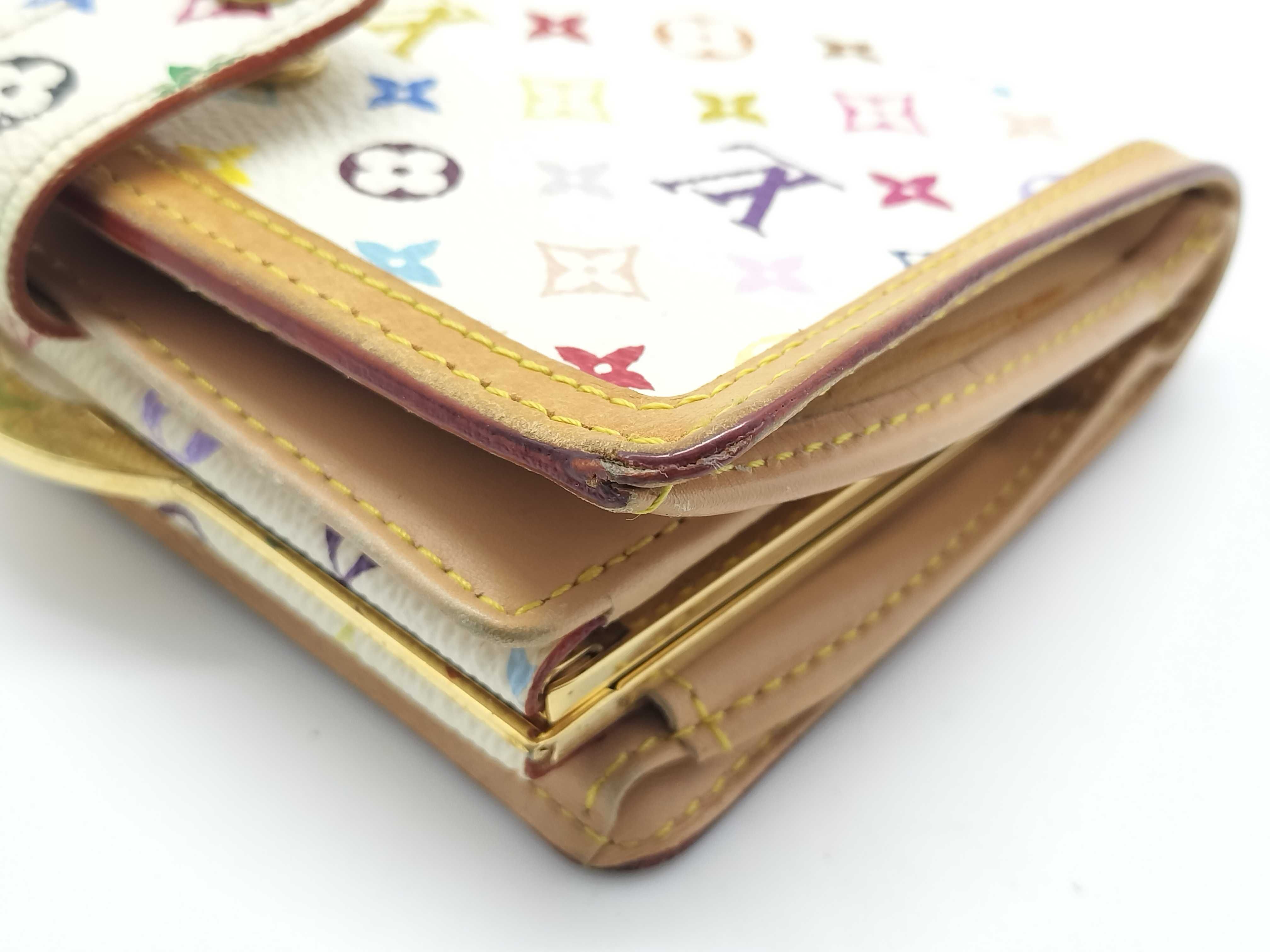Monogram Multicolor Portemonnaie Viennois Wallet Blanc — view 15