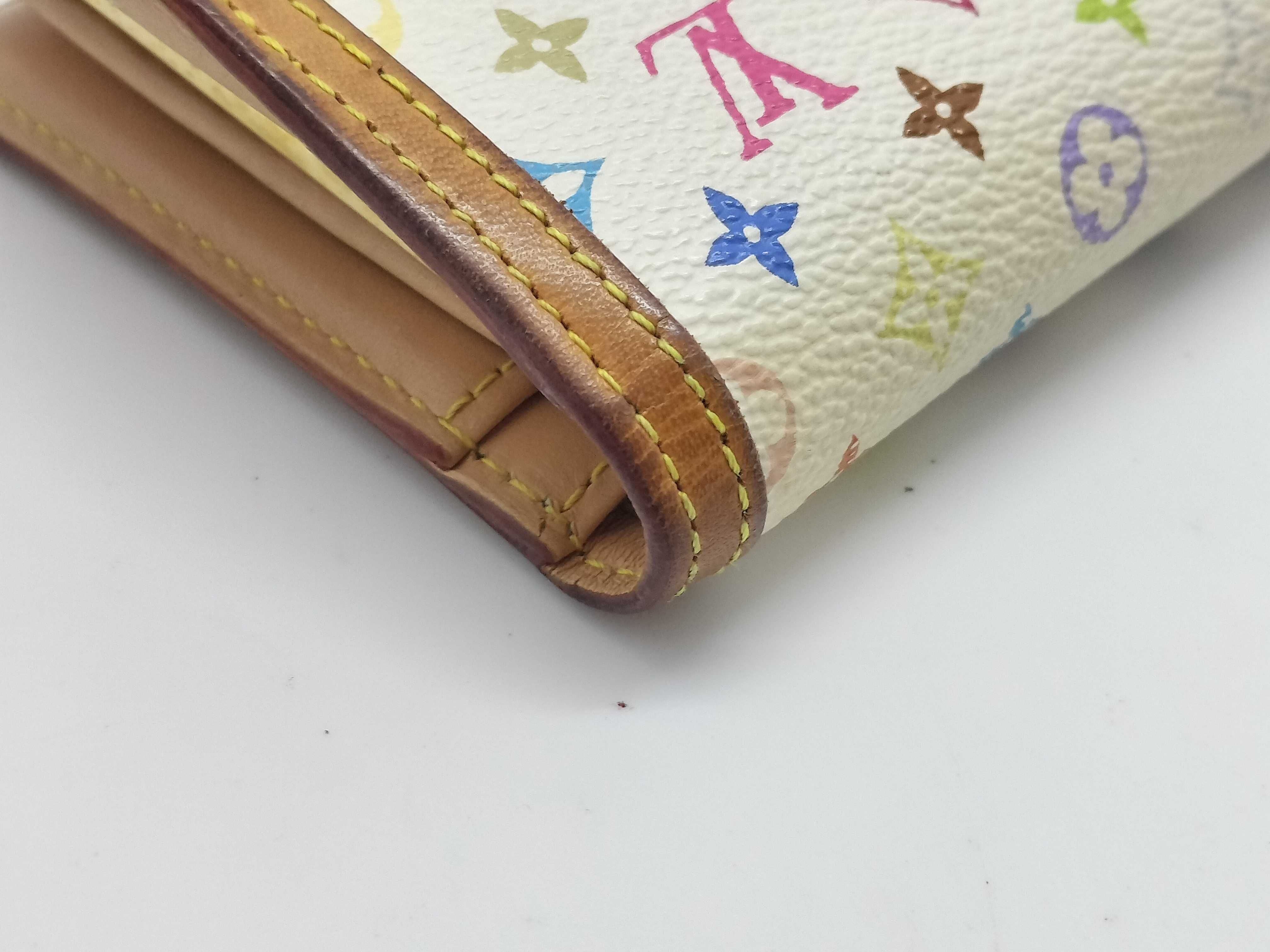 Monogram Multicolor Portemonnaie Viennois Wallet Blanc — view 3