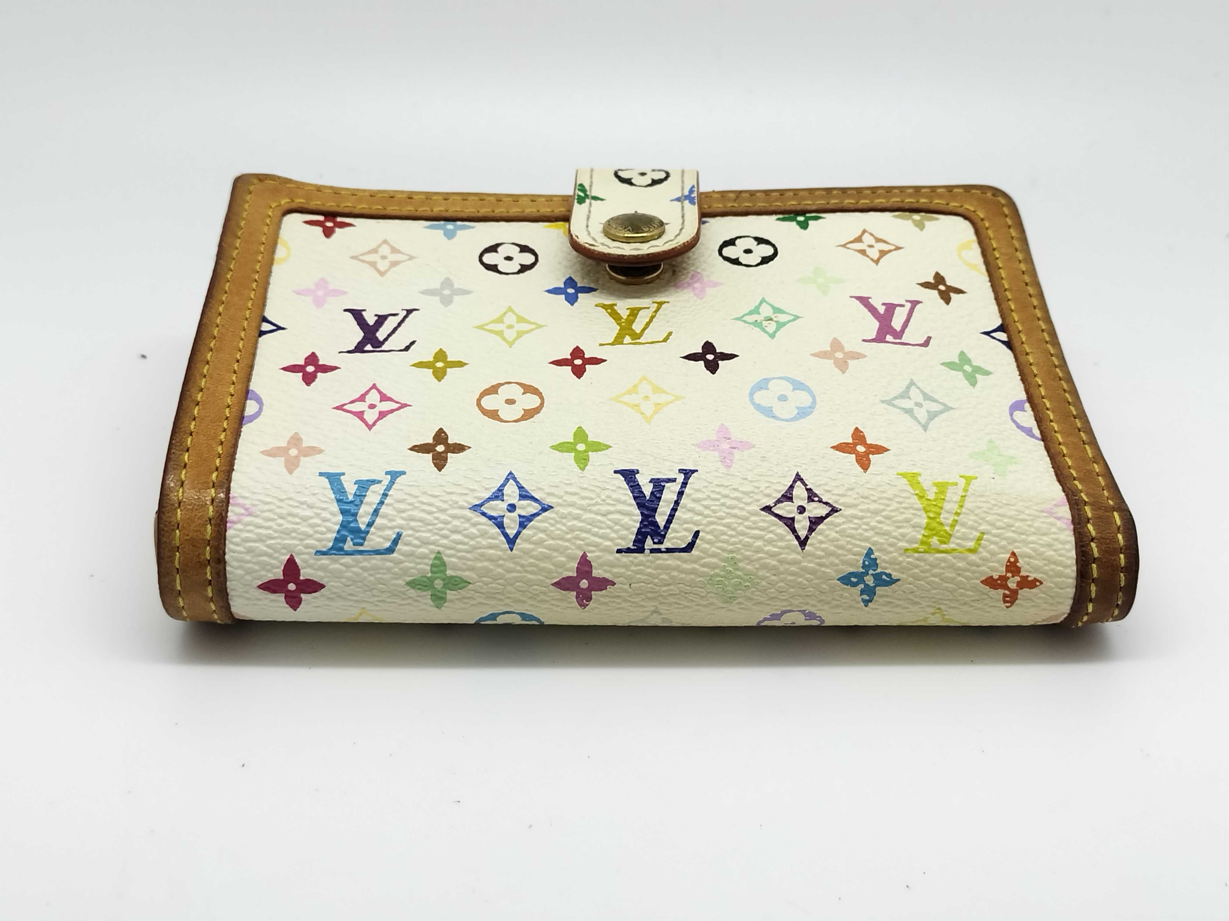 Monogram Multicolor Portemonnaie Viennois Wallet Blanc — view 4