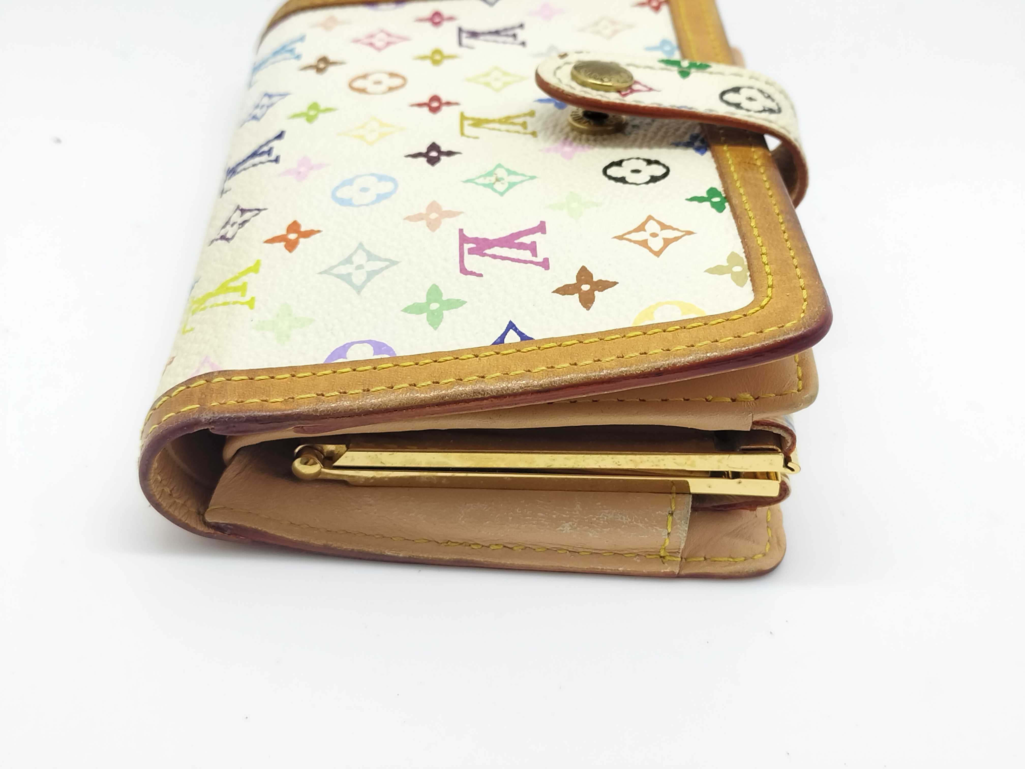 Monogram Multicolor Portemonnaie Viennois Wallet Blanc — view 5