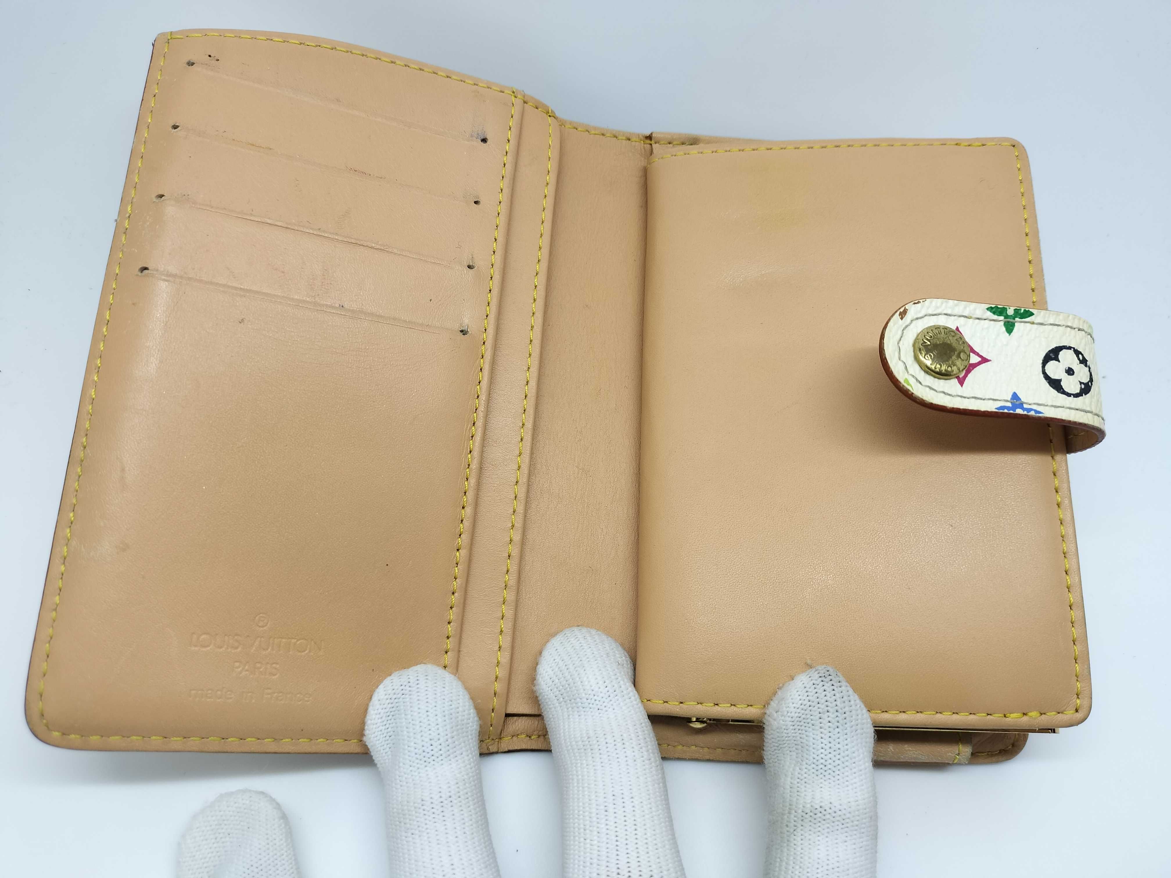 Monogram Multicolor Portemonnaie Viennois Wallet Blanc — view 7