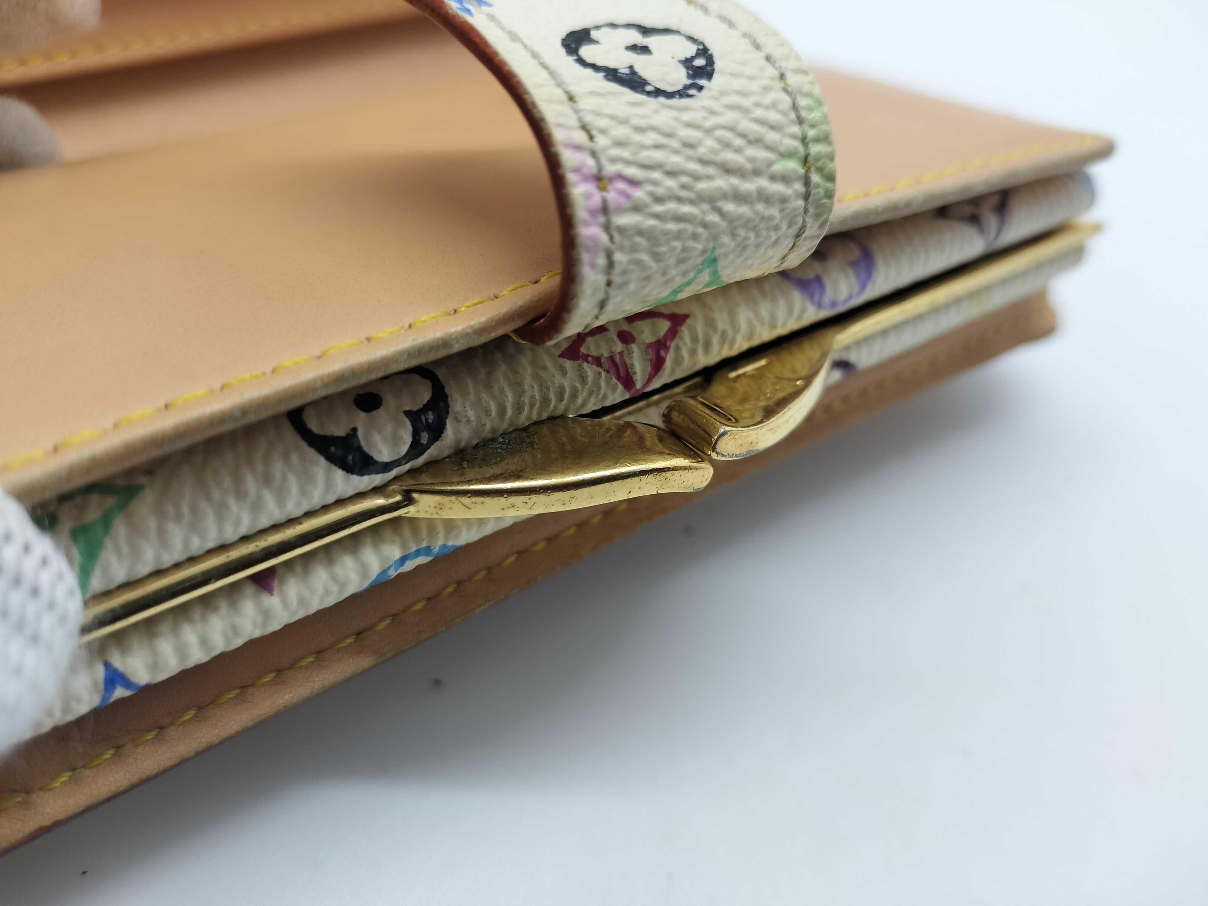 Monogram Multicolor Portemonnaie Viennois Wallet Blanc — view 8