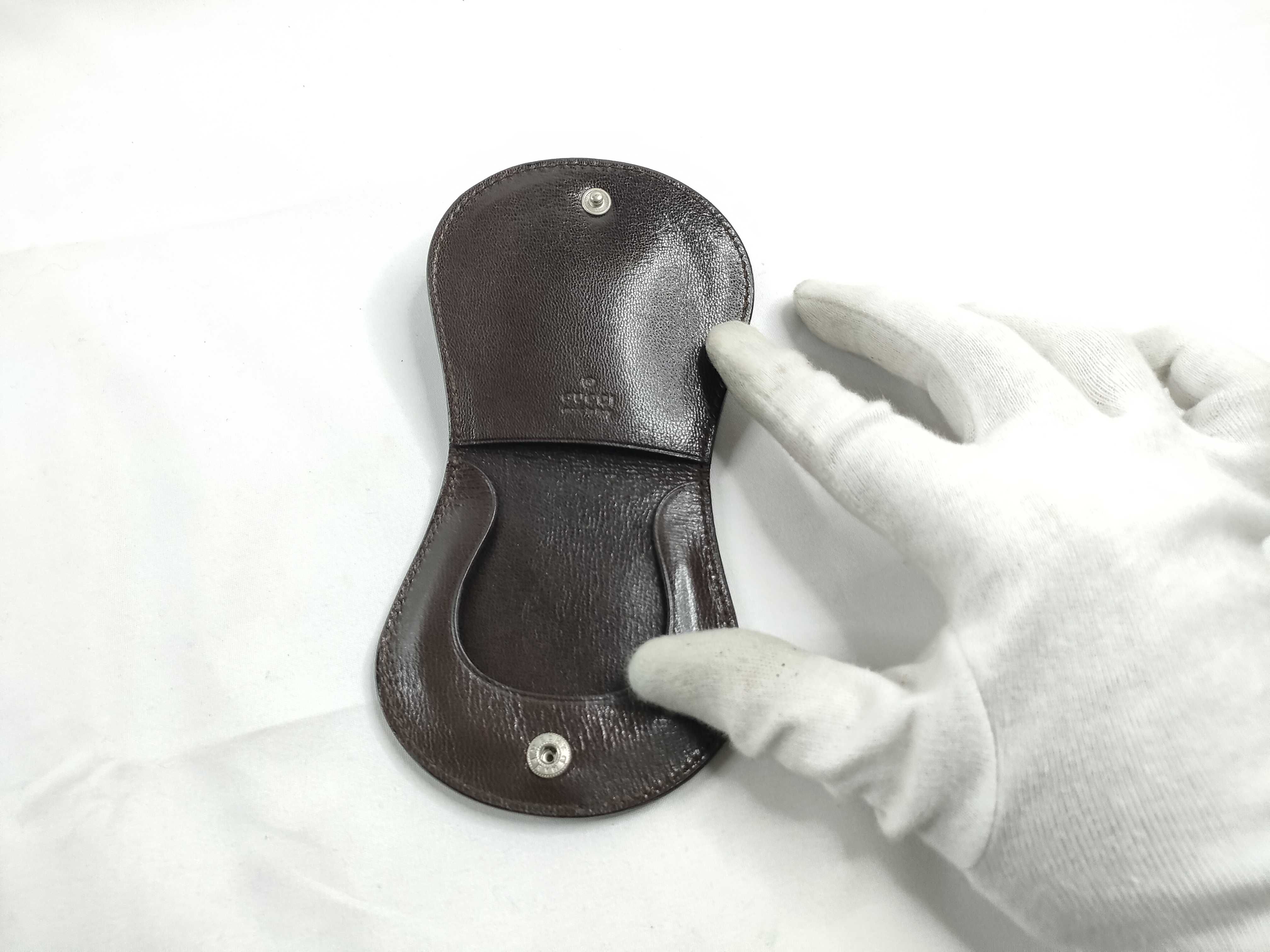030 2778 2340 Leather Coin Case Brown Coin Case — view 8