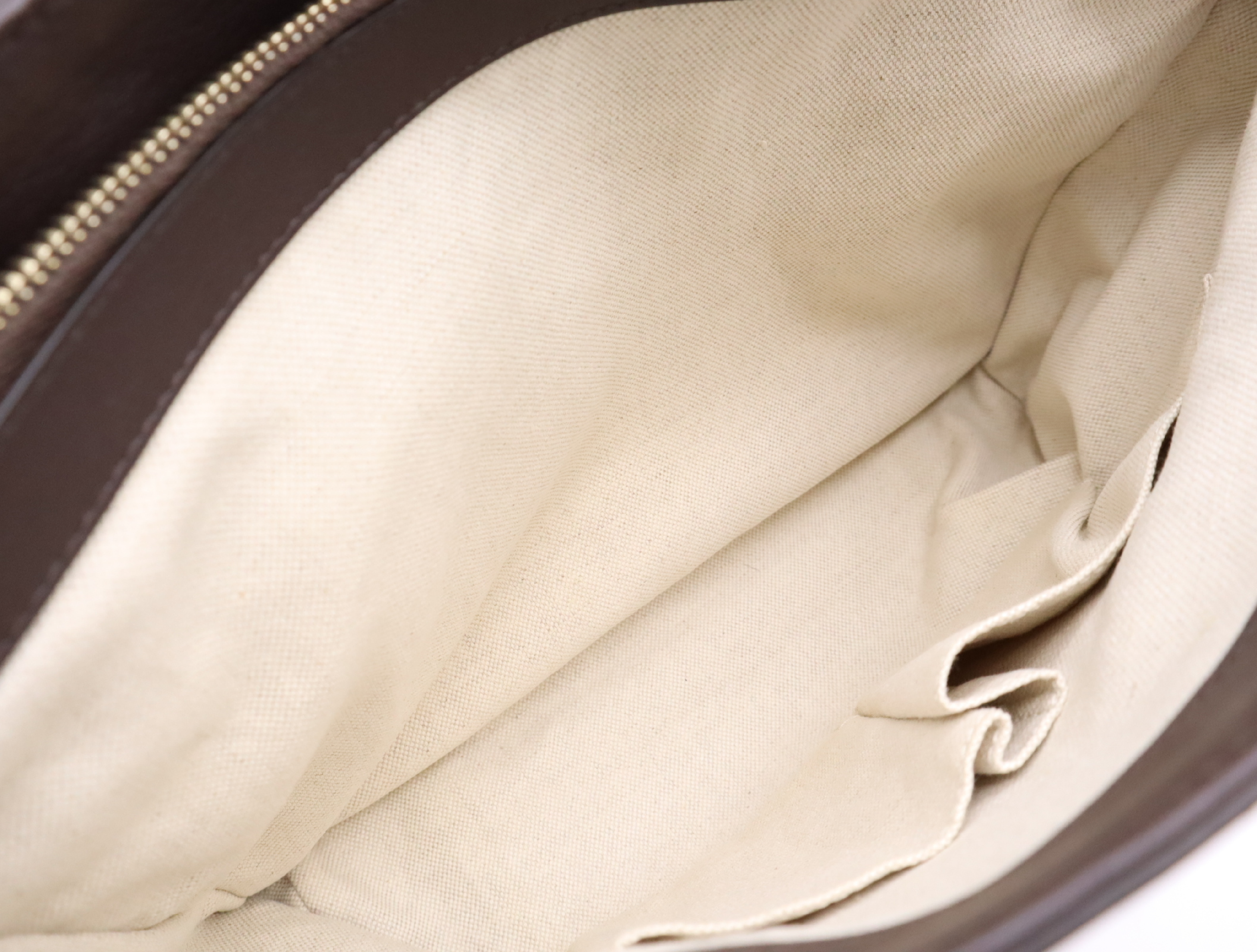 336776 Canvas x Leather GG Supreme Tote Bag, Brown, Gold Hardware, with Dust Bag. — view 13