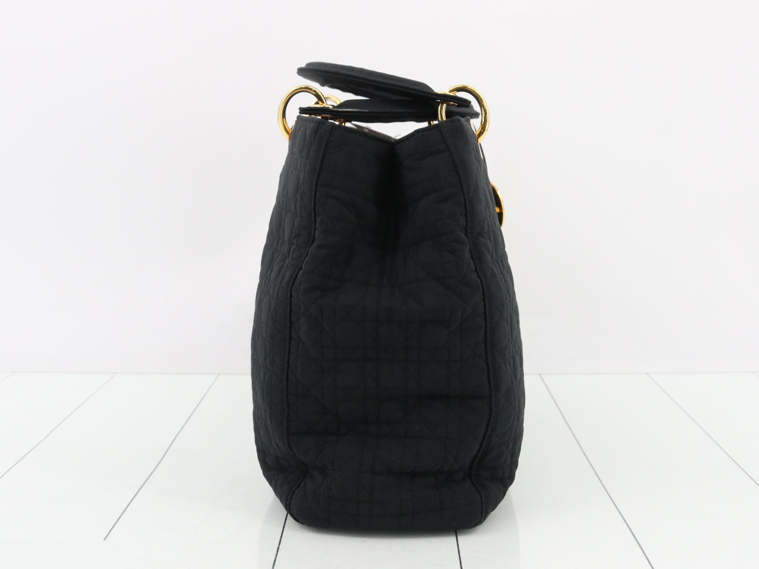 Lady Dior Cannage Nylon — view 4