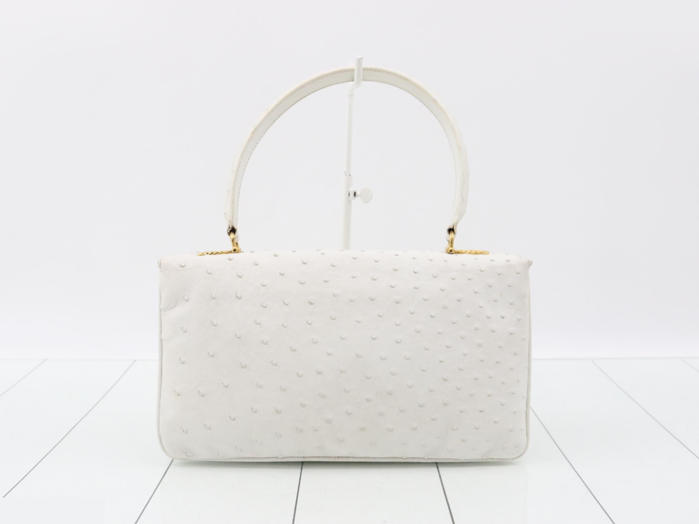 Ostrich leather bag — view 2