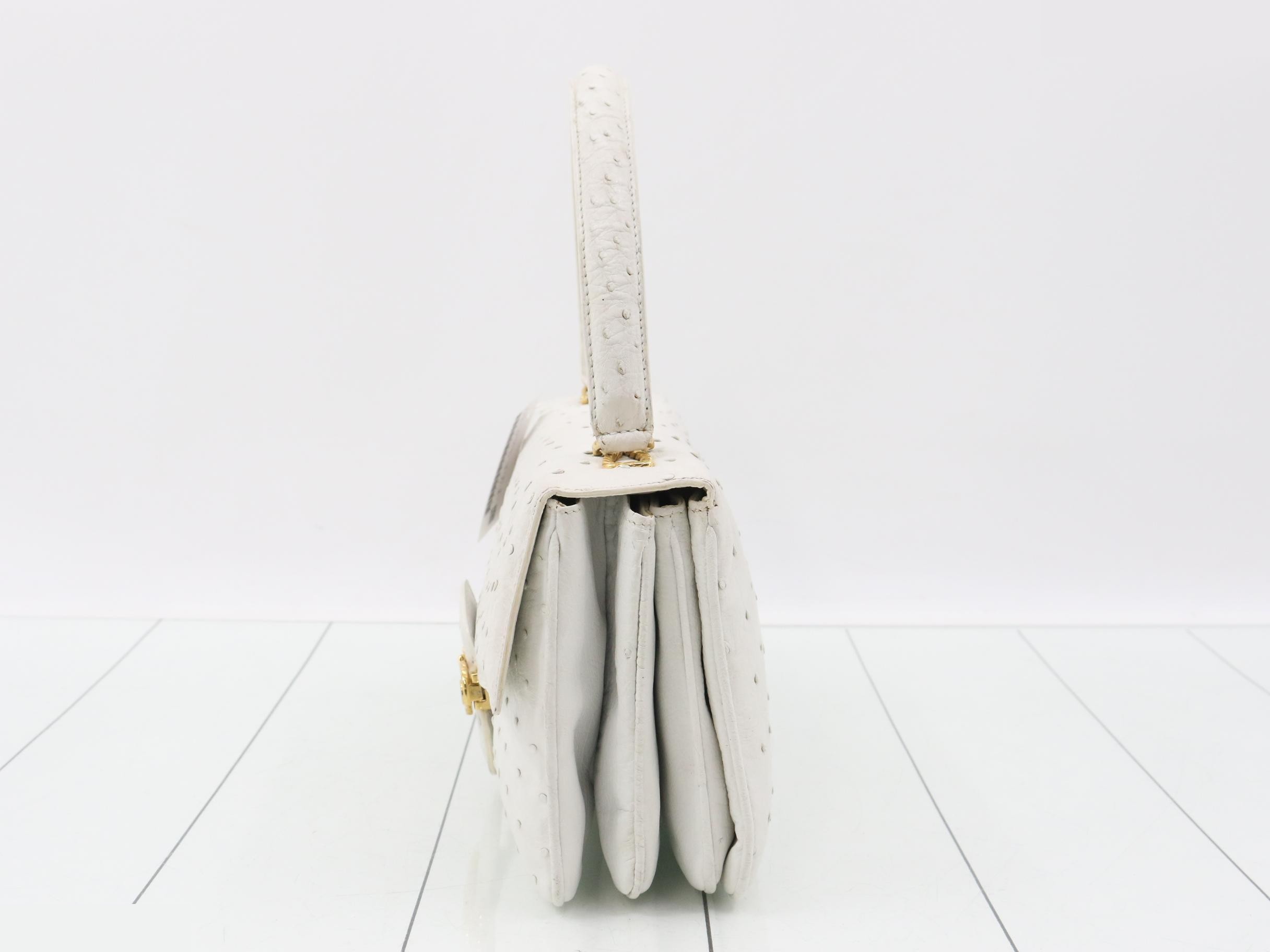 Ostrich leather bag — view 3