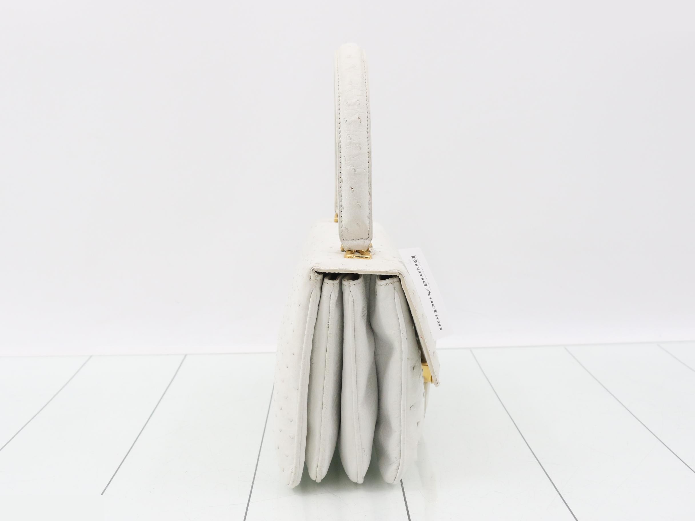 Ostrich leather bag — view 4
