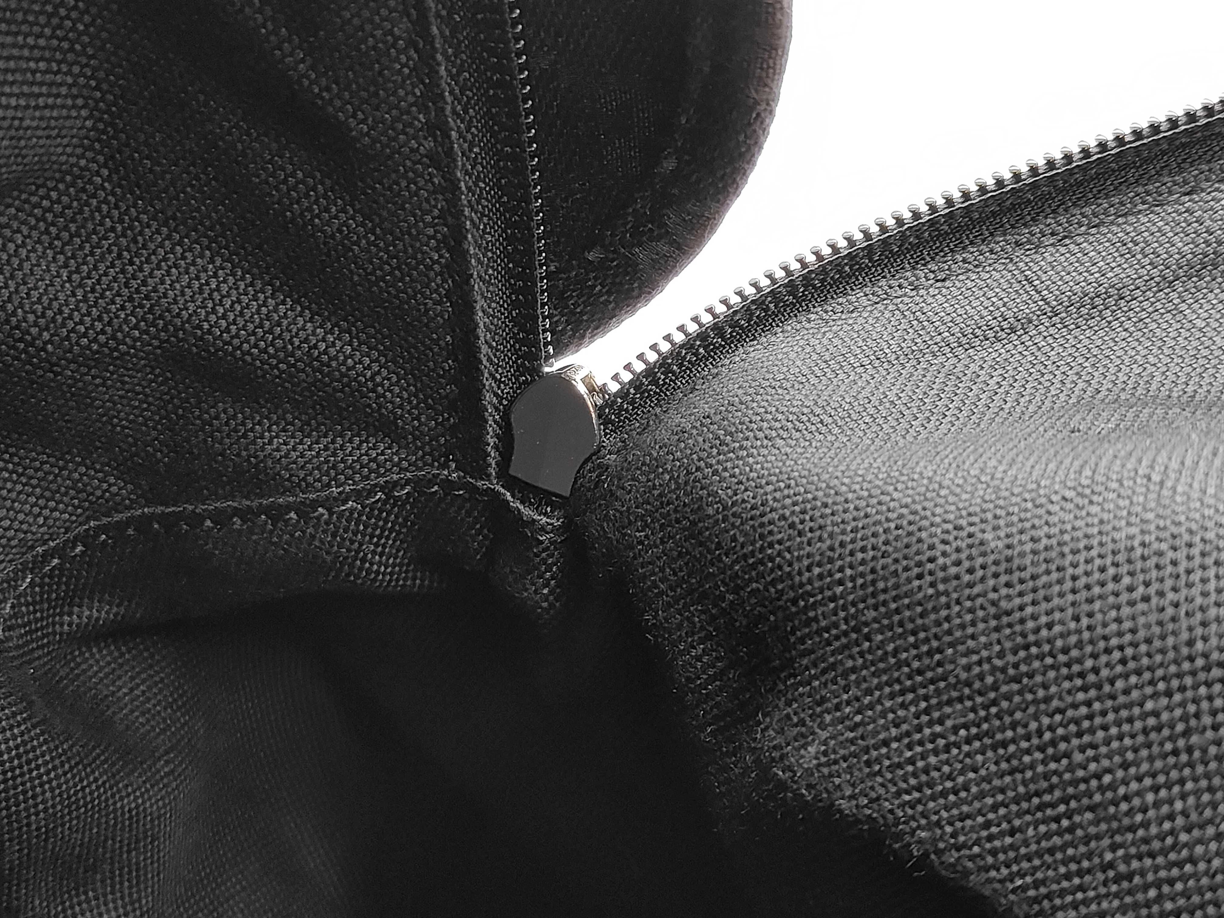 824624/520981 GG Canvas Medium Backpack, Black with Silver Hardware, Canvas with Leather Logo on Bottom, Rucksack — view 11