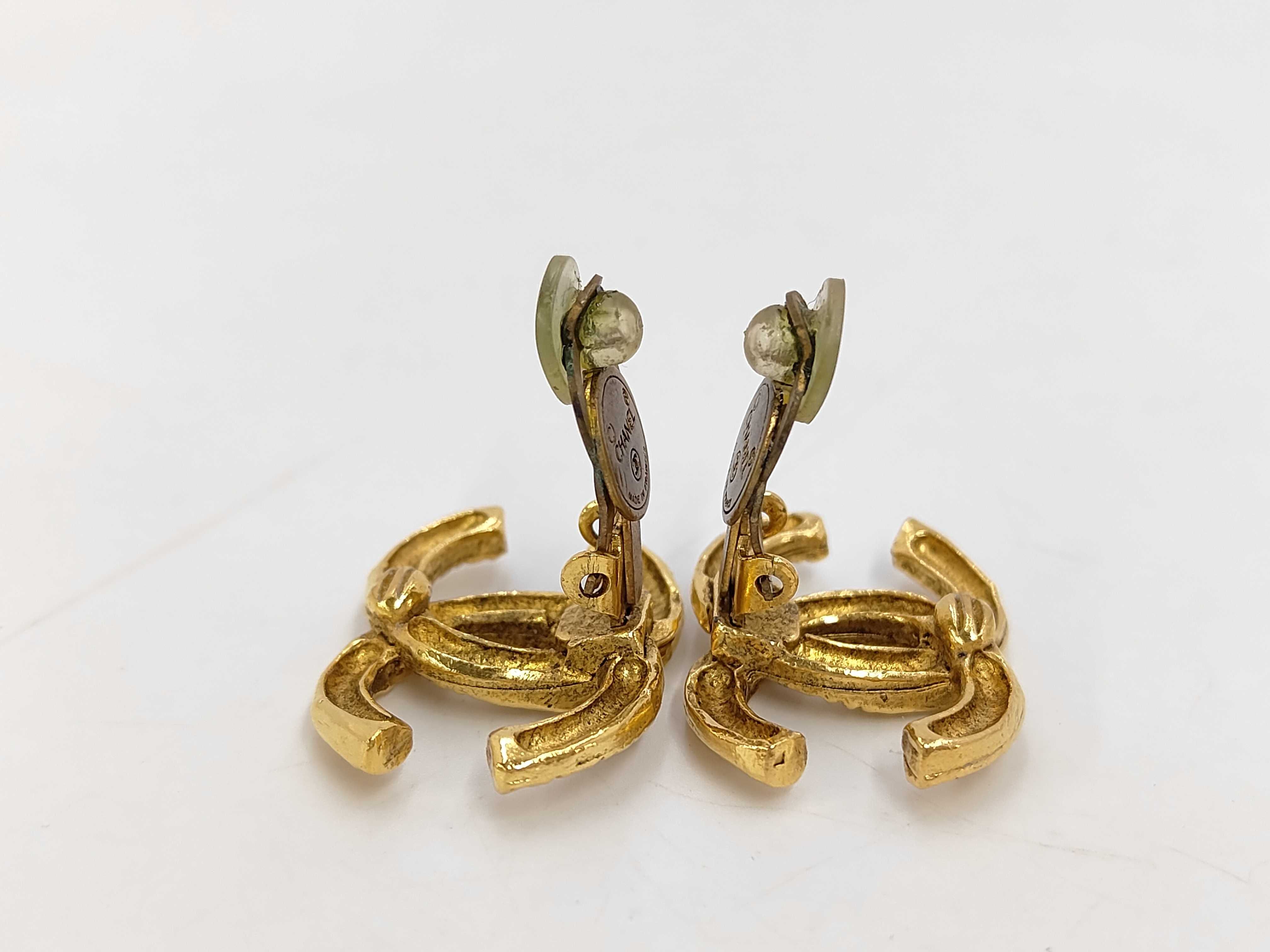 Cocomark gold earrings — view 3