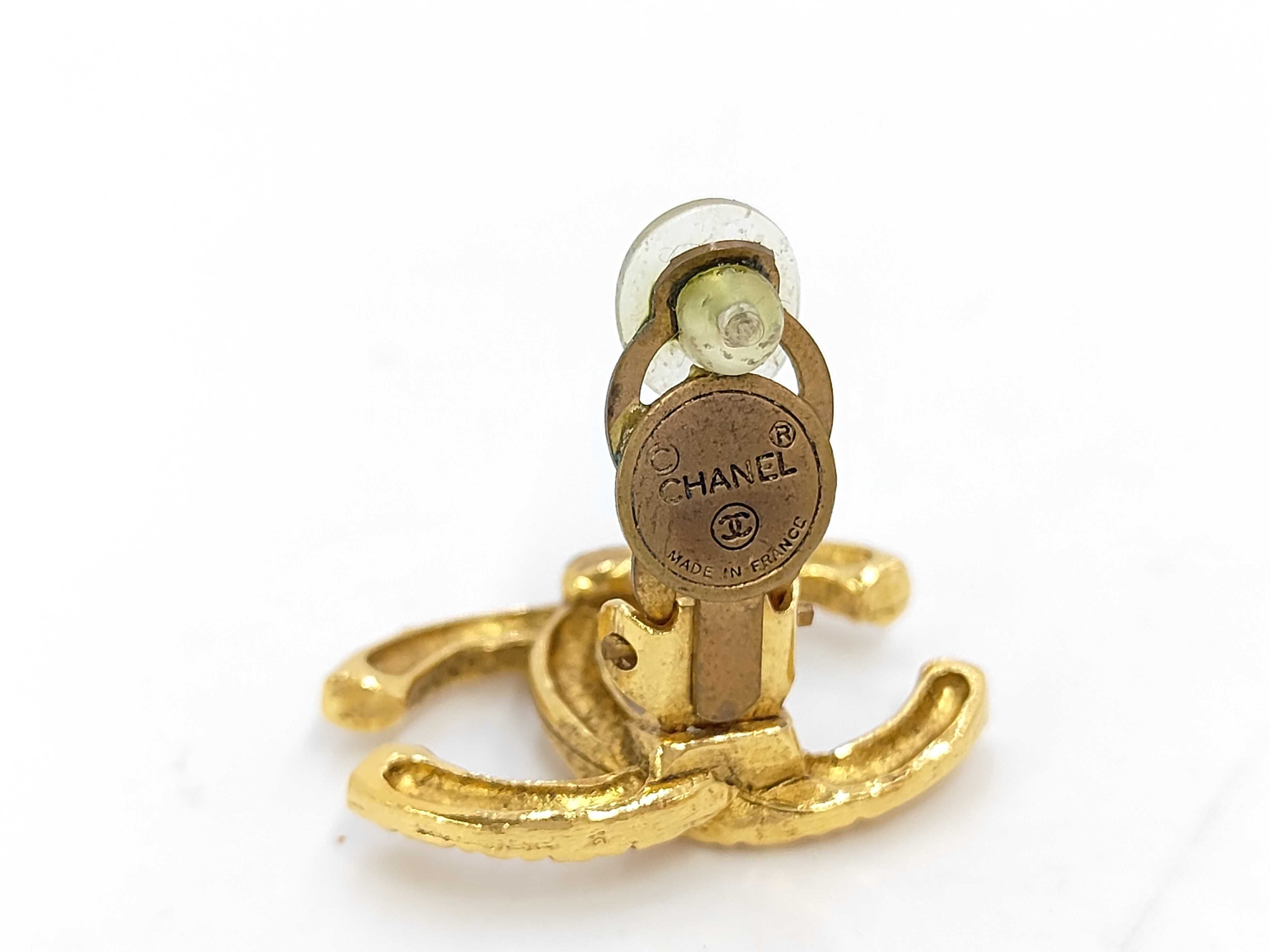 Cocomark gold earrings — view 4