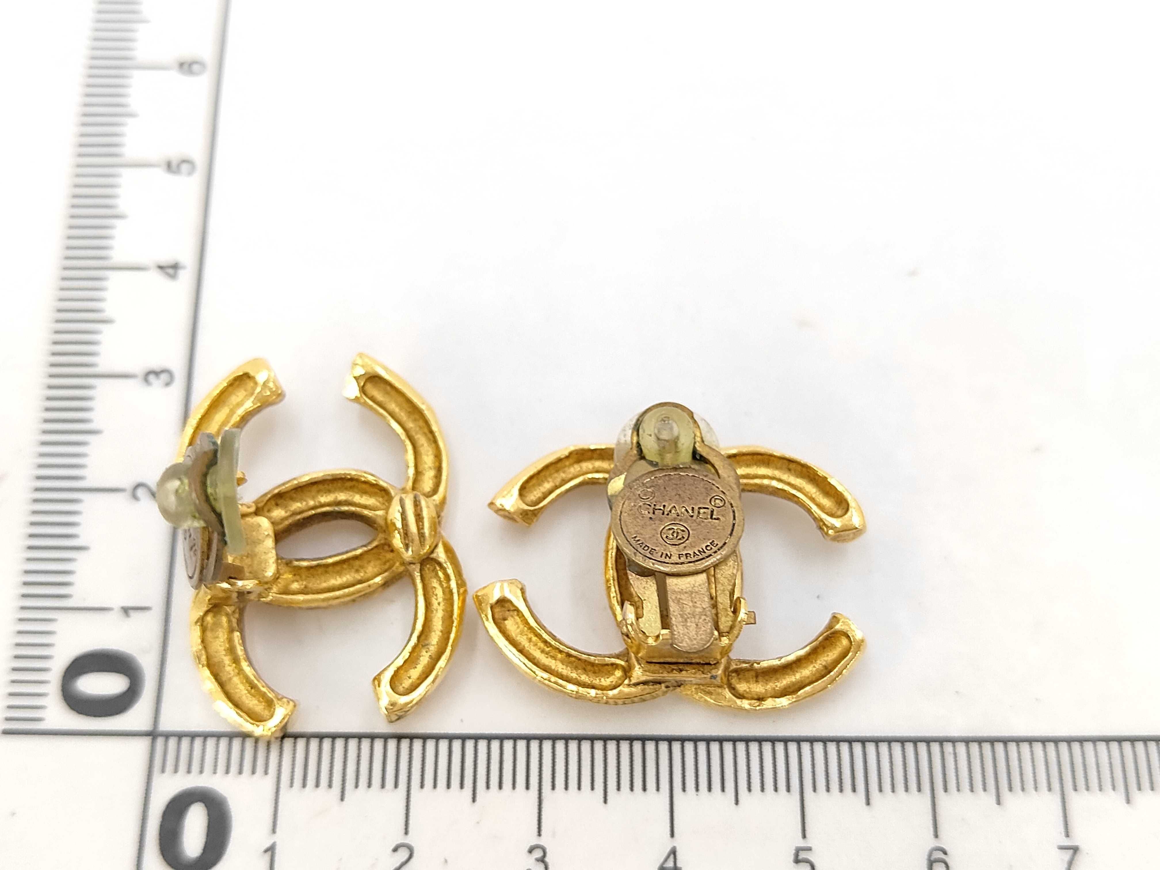 Cocomark gold earrings — view 7