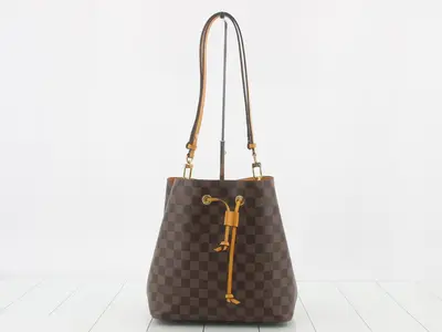 Damier NeoNoe Saffron Shoulder Bag