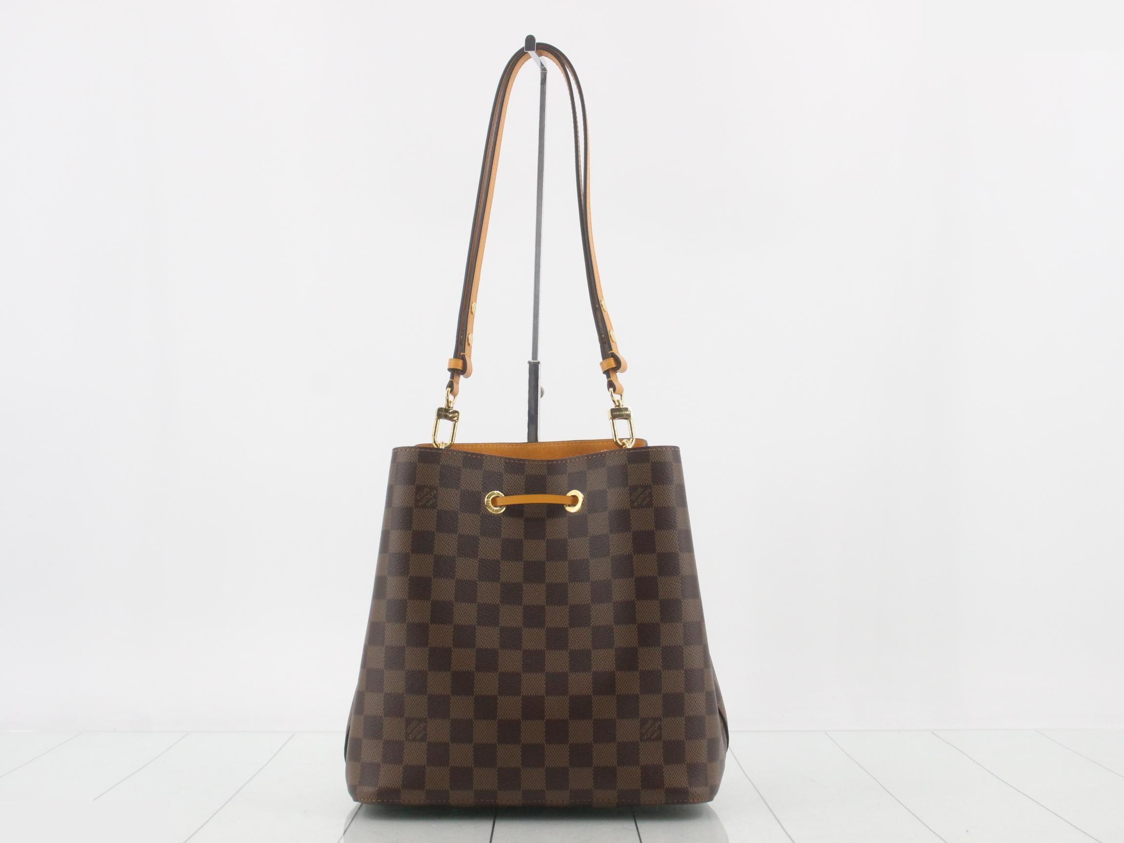 Damier NeoNoe Saffron Shoulder Bag — view 2