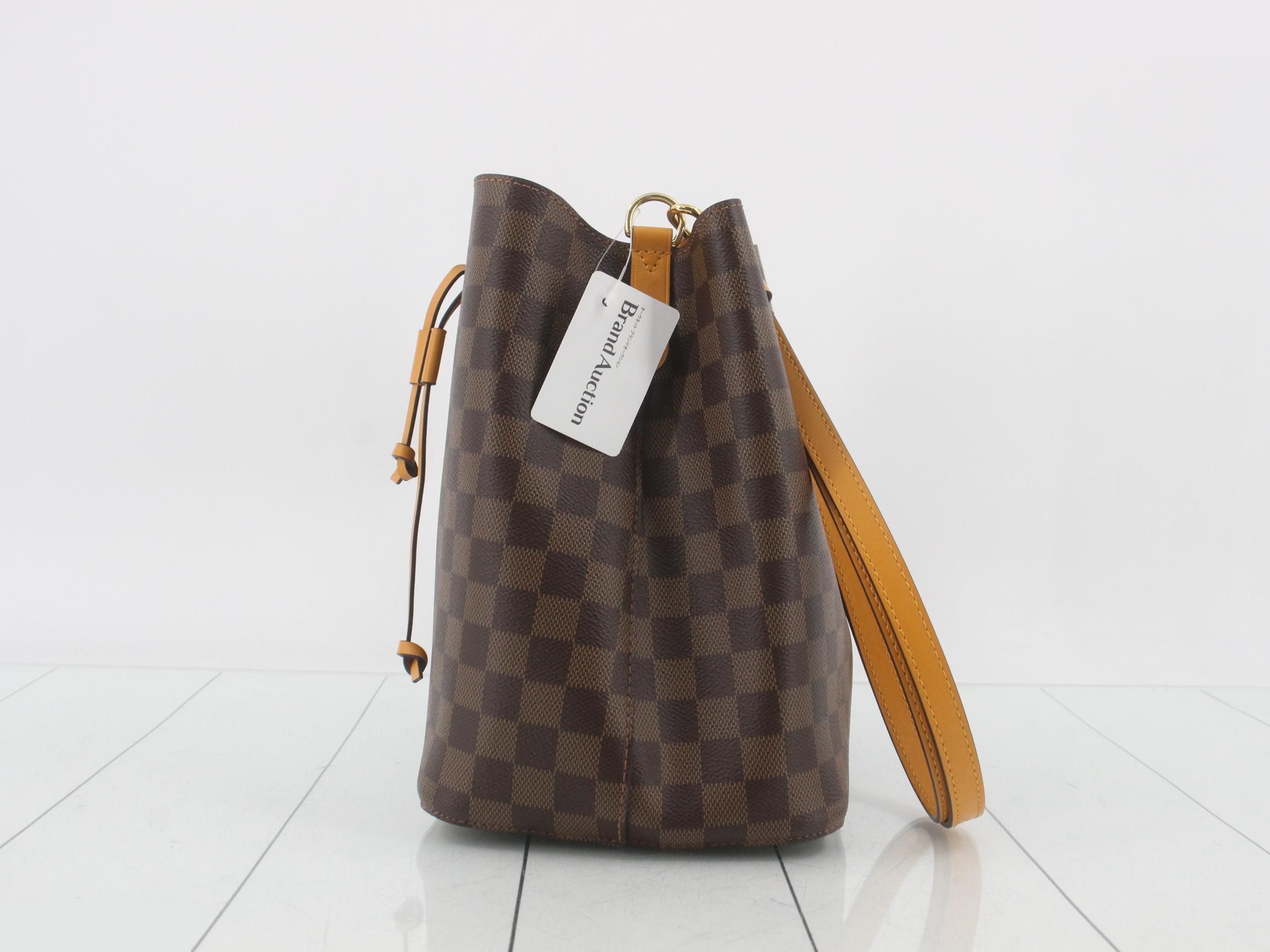 Damier NeoNoe Saffron Shoulder Bag — view 3