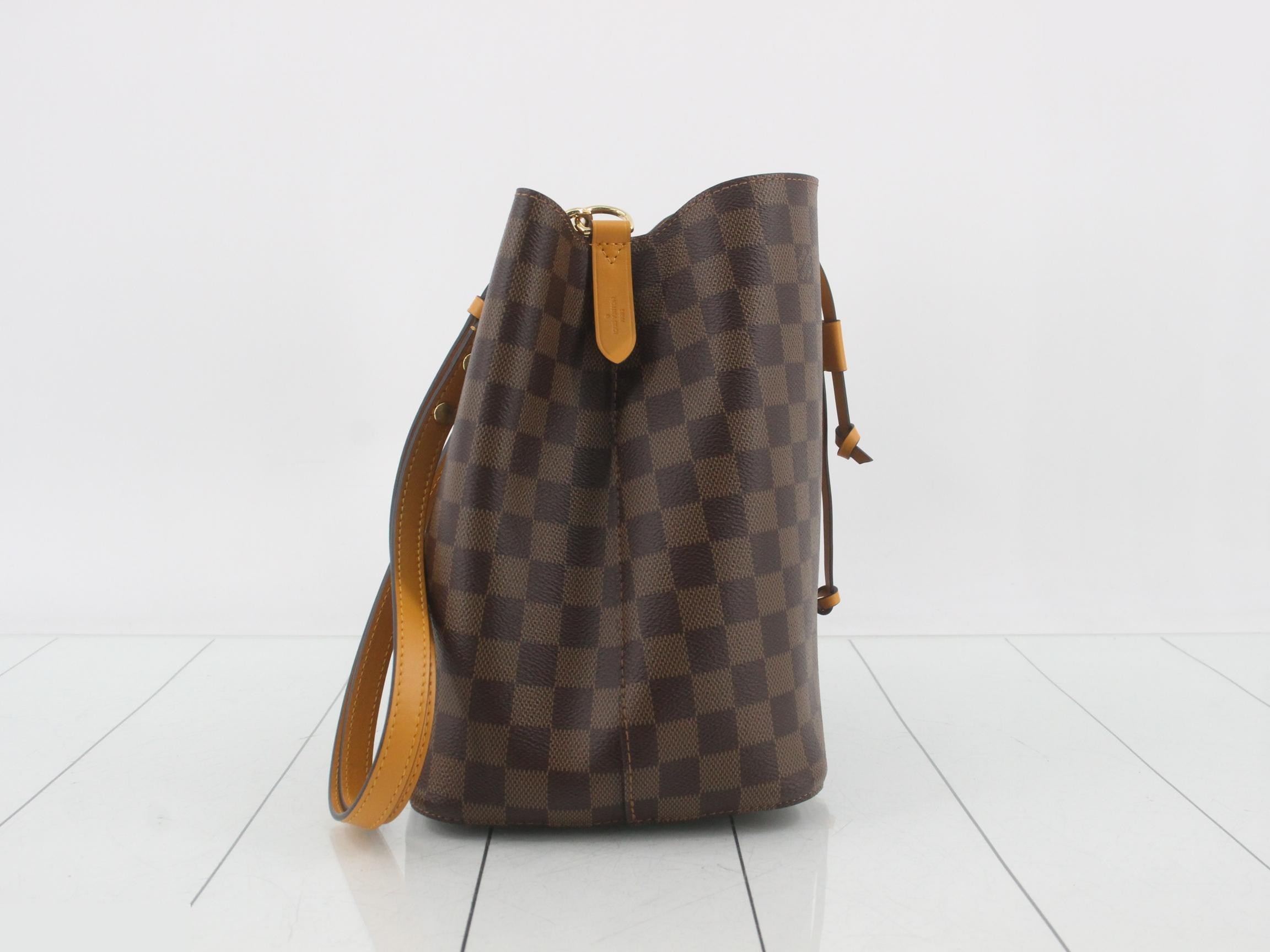 Damier NeoNoe Saffron Shoulder Bag — view 4