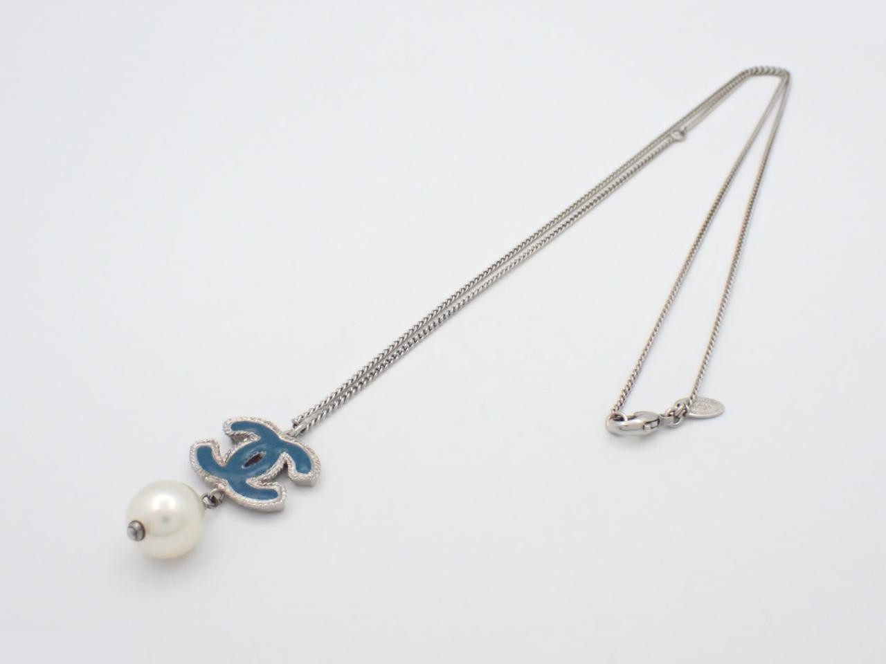 Coco Mark Pearl Necklace Pendant 13S — view 3