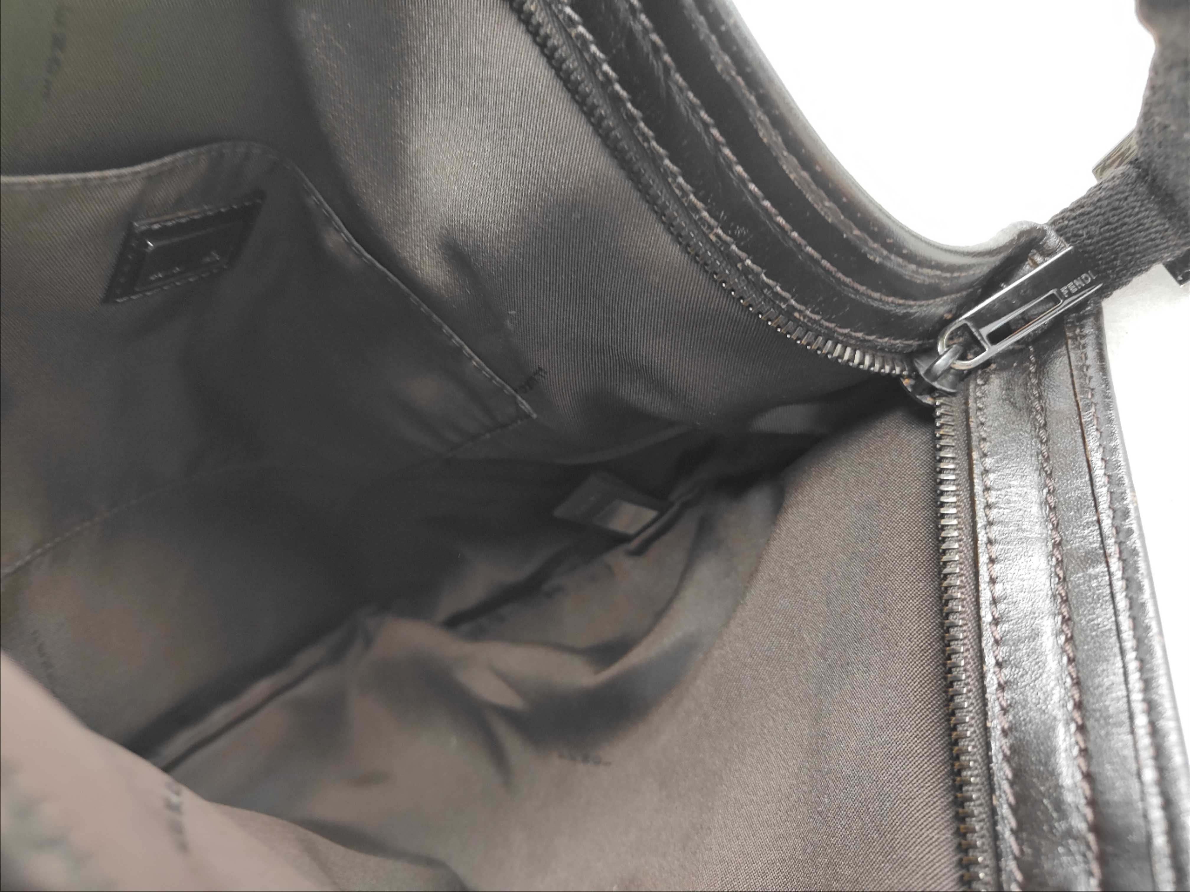 shoulder bag, no gusset, Zucchino canvas, brown. — view 13