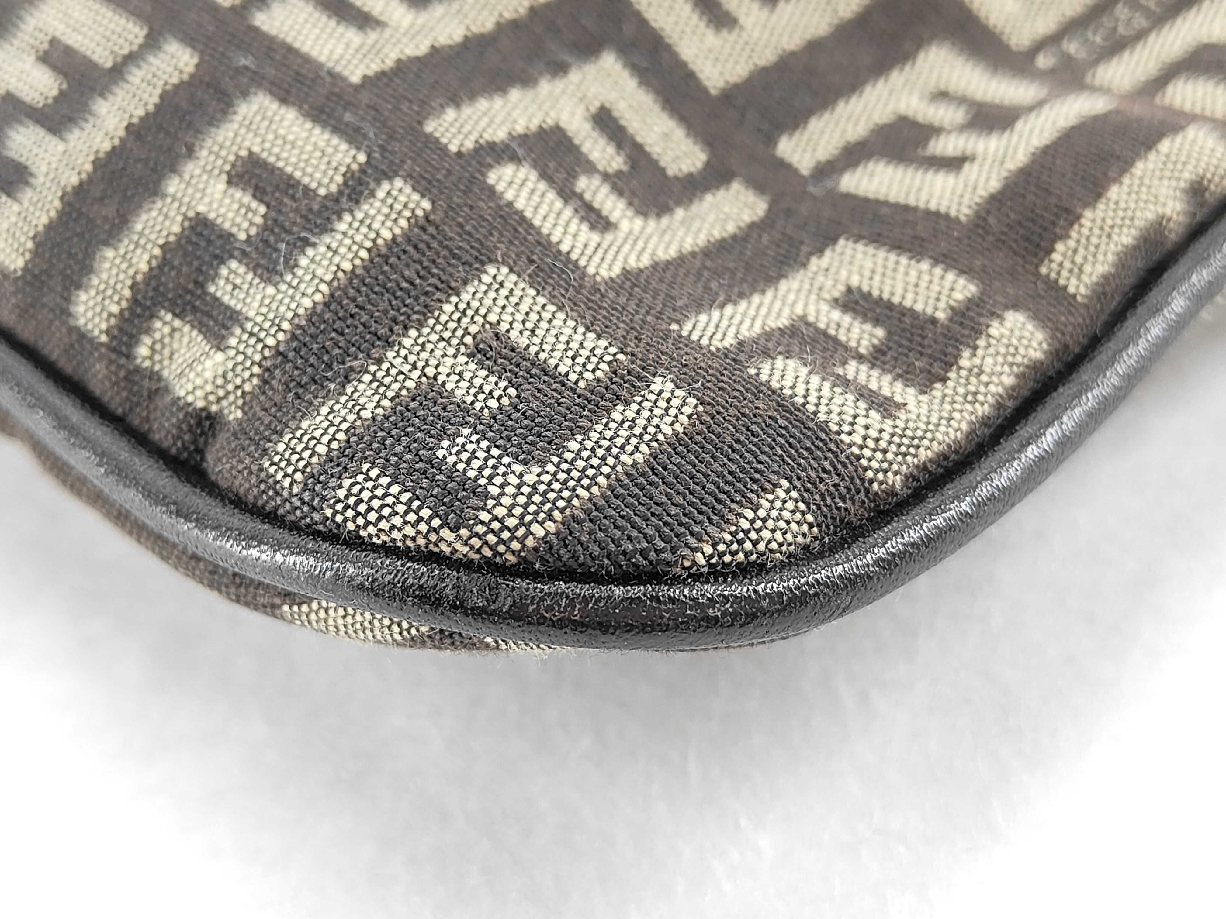 shoulder bag, no gusset, Zucchino canvas, brown. — view 8