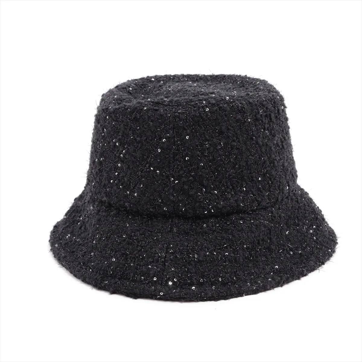 V-logo hat, size 57, cotton x rayon x nylon, black. — view 3