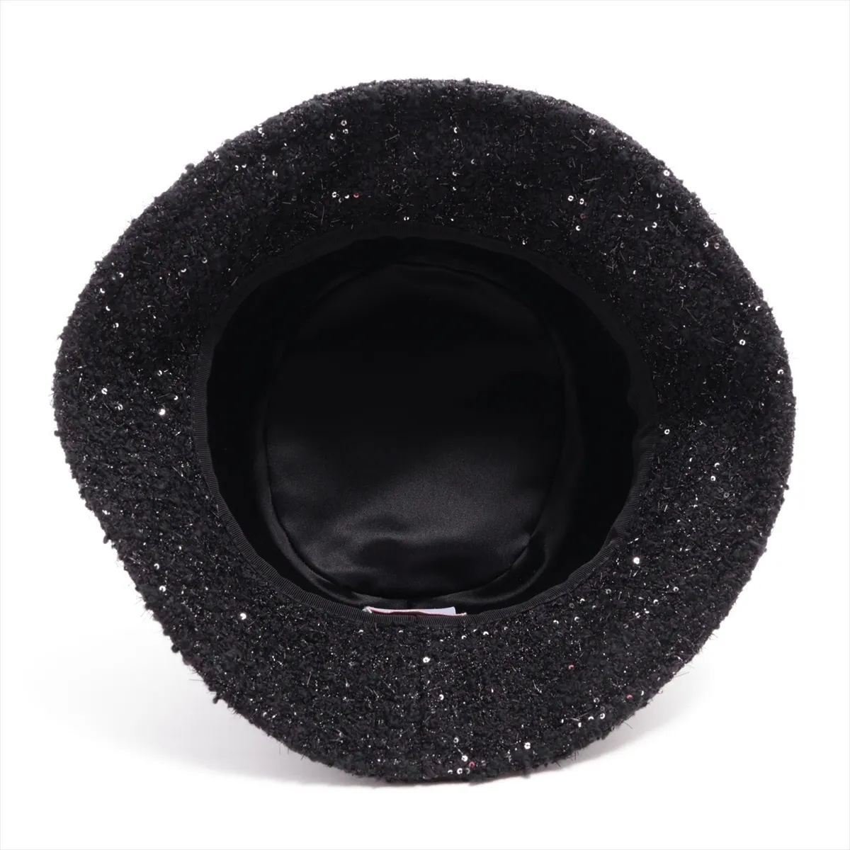 V-logo hat, size 57, cotton x rayon x nylon, black. — view 4