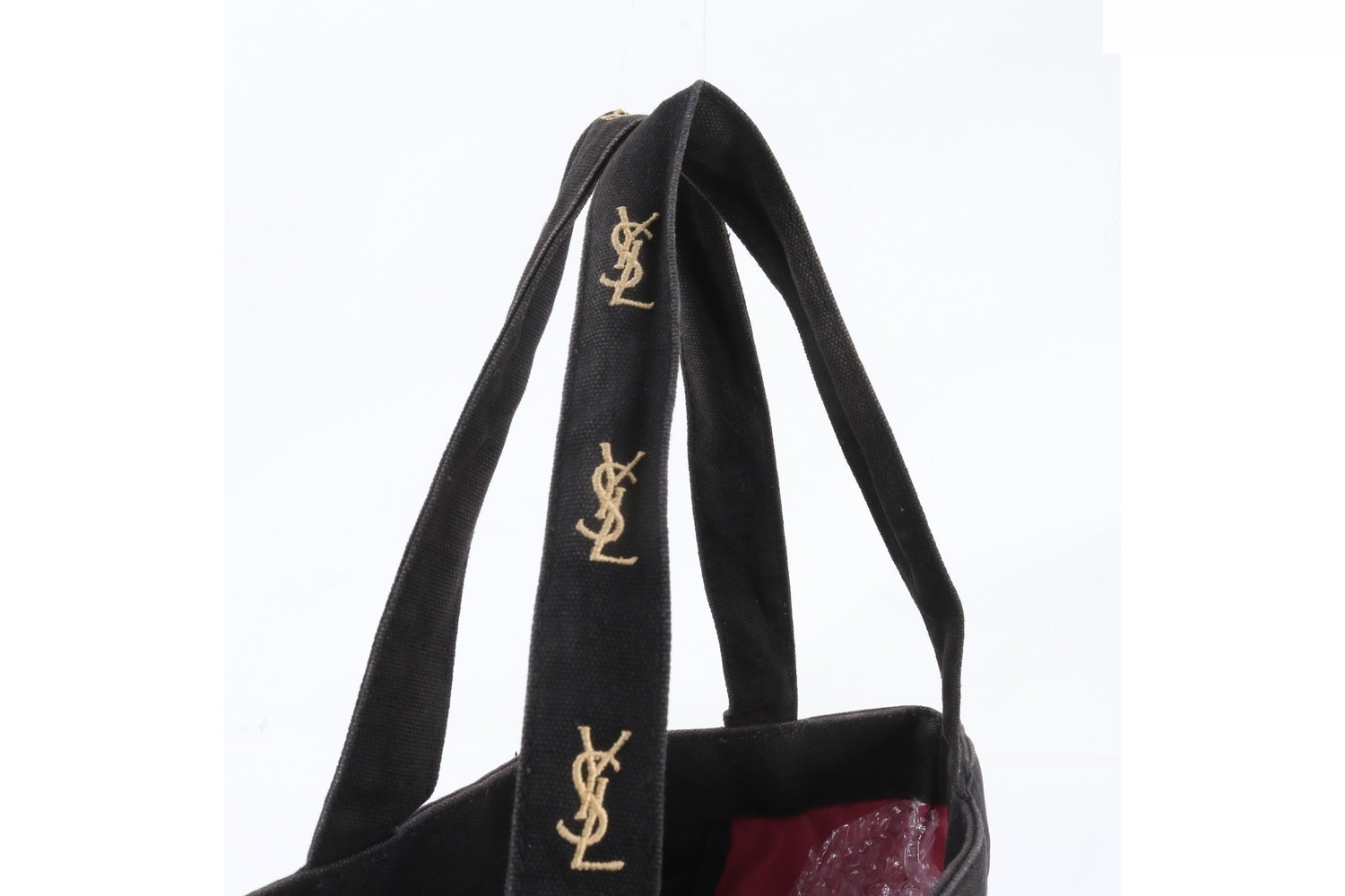 logo embroidered tote bag, shoulder bag. — view 2