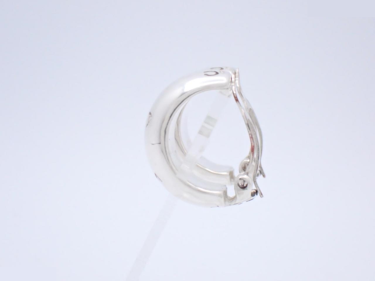 logo earrings, 925 sterling silver, 30.4g — view 3