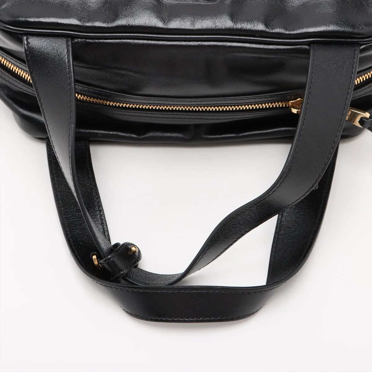 leather handbag black — view 5
