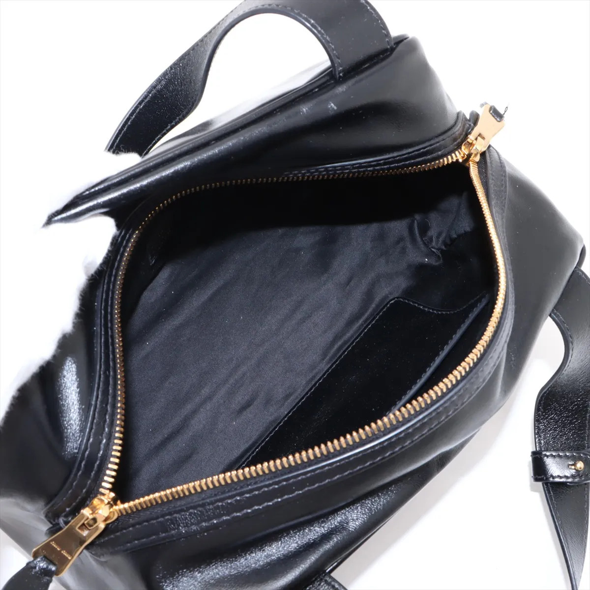 leather handbag black — view 7
