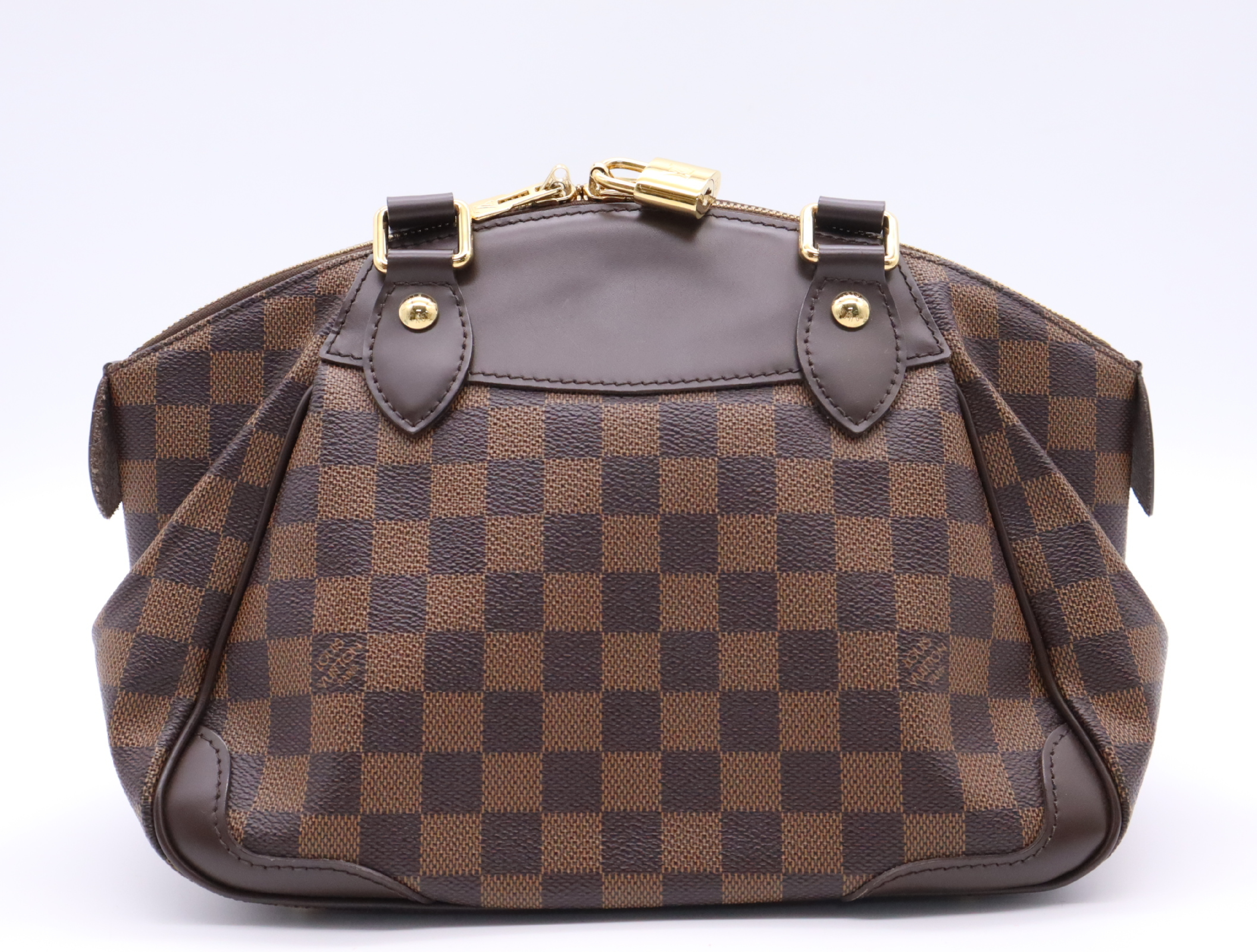 N41117 Damier Verona PM Handbag with padlock, 2 keys, clochette, and dust bag. — view 2