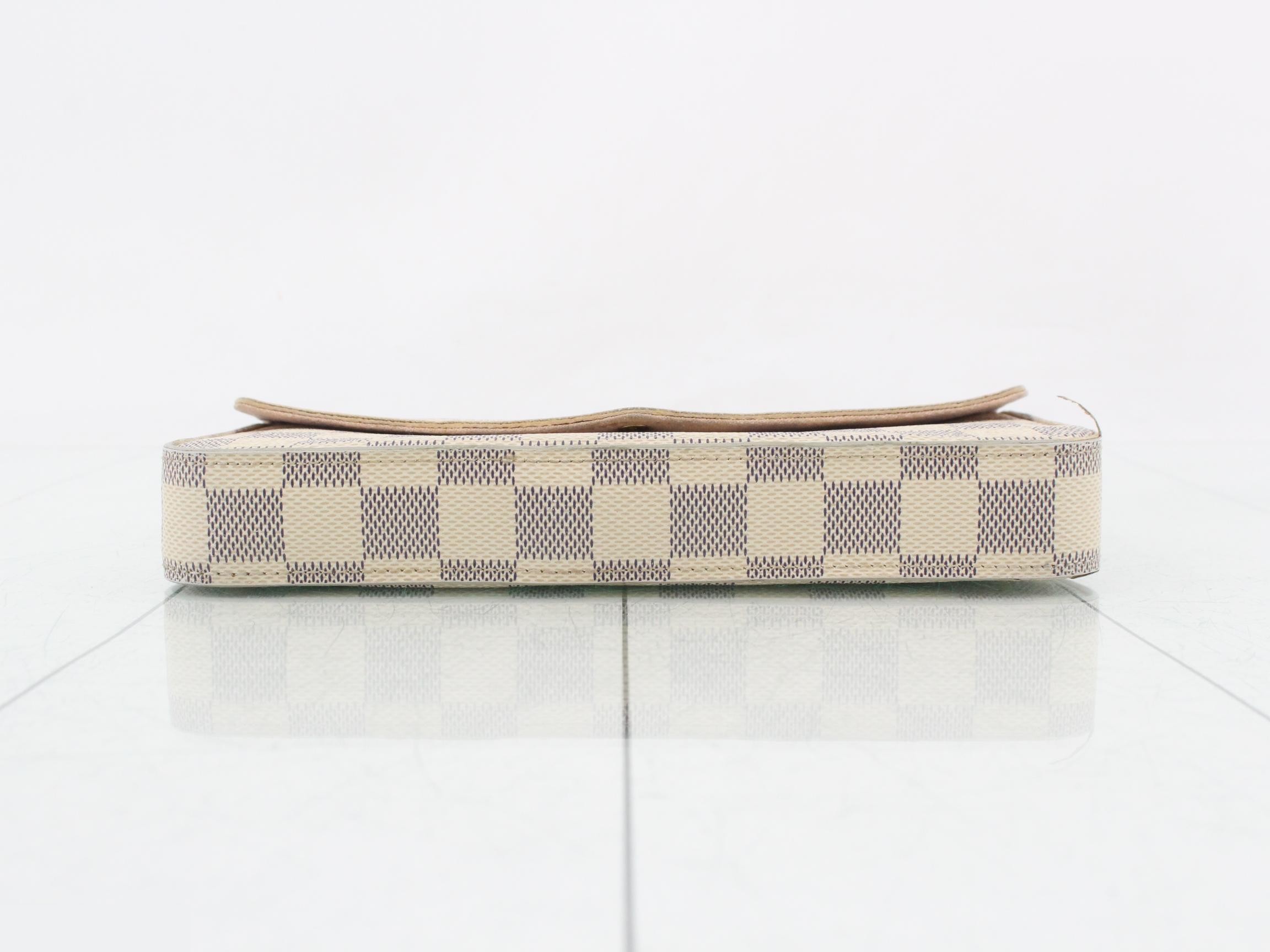 Damier Azur Pochette Felicie Shoulder Bag — view 3