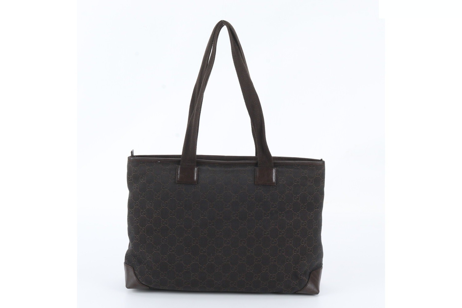 GG Canvas 34339 Leather Tote Bag — view 3
