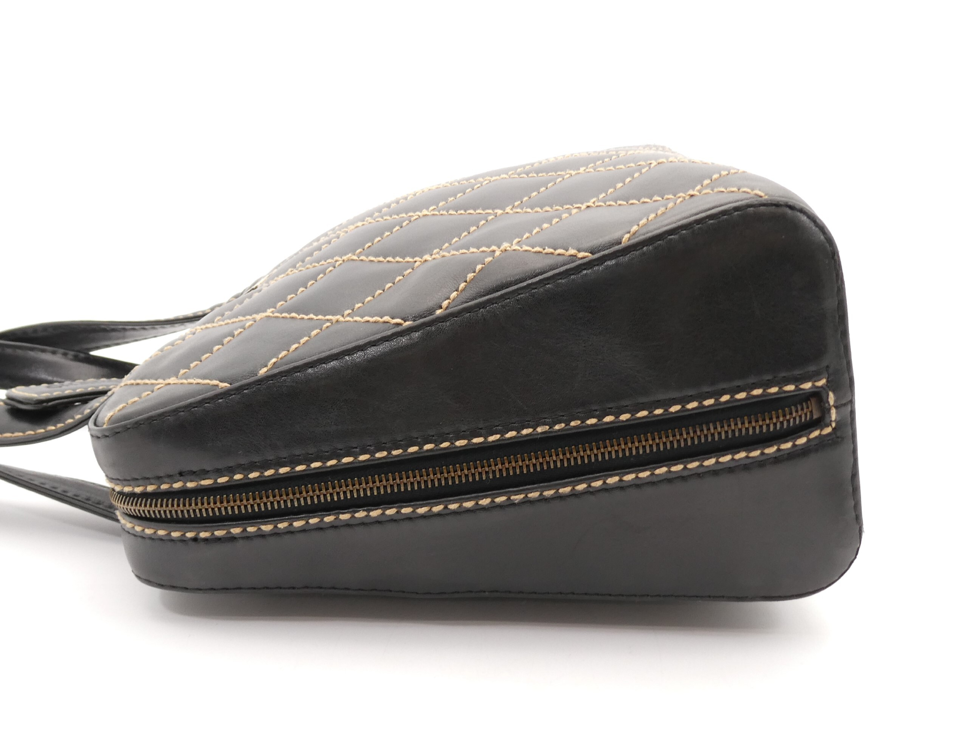 Wild Stitch Matelassé Coco Mark Shoulder Bag — view 3