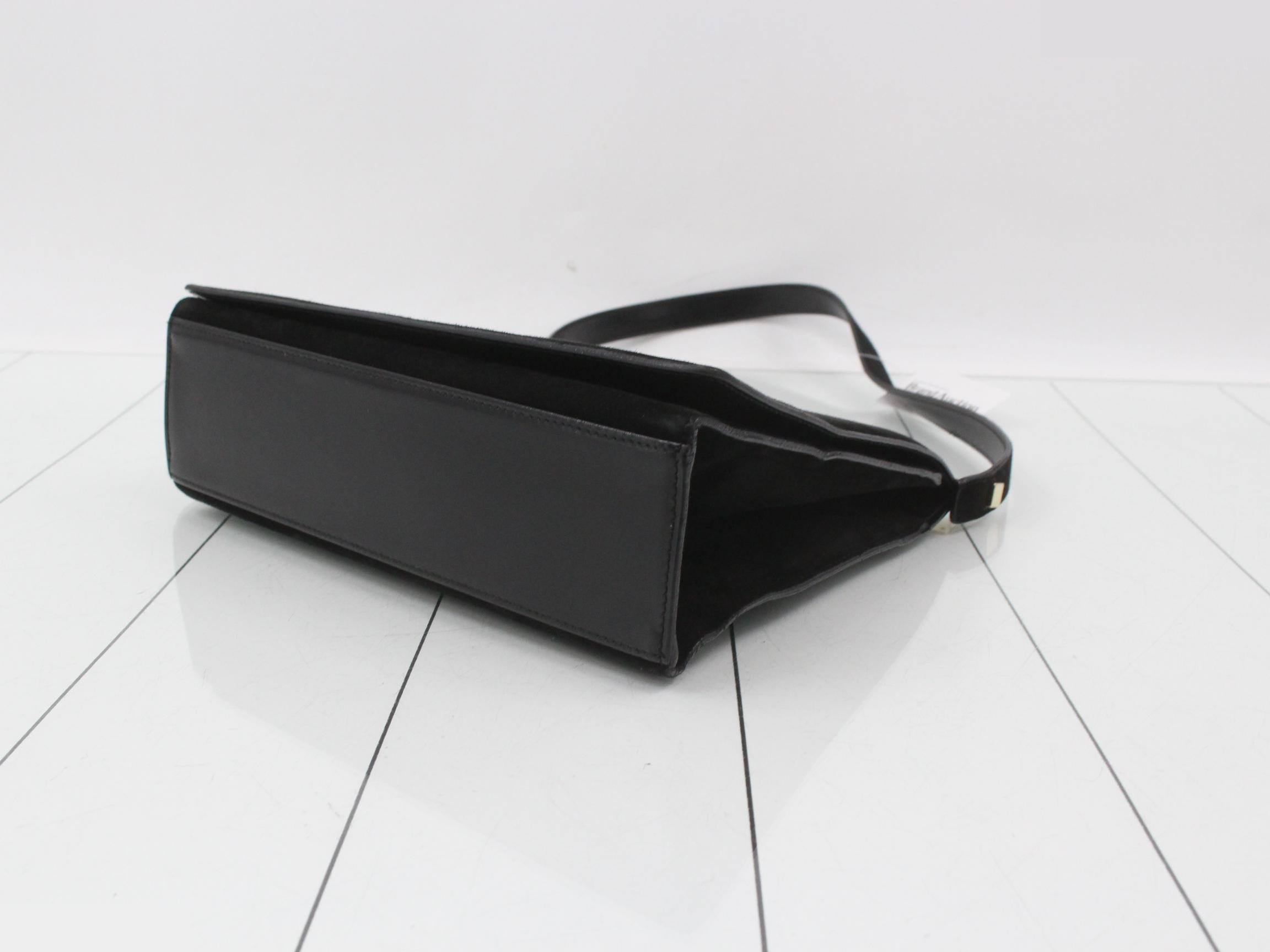 One-shoulder bag, Tom Ford era, handbag, black suede — view 6
