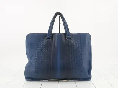 Handbag, Intrecciato leather