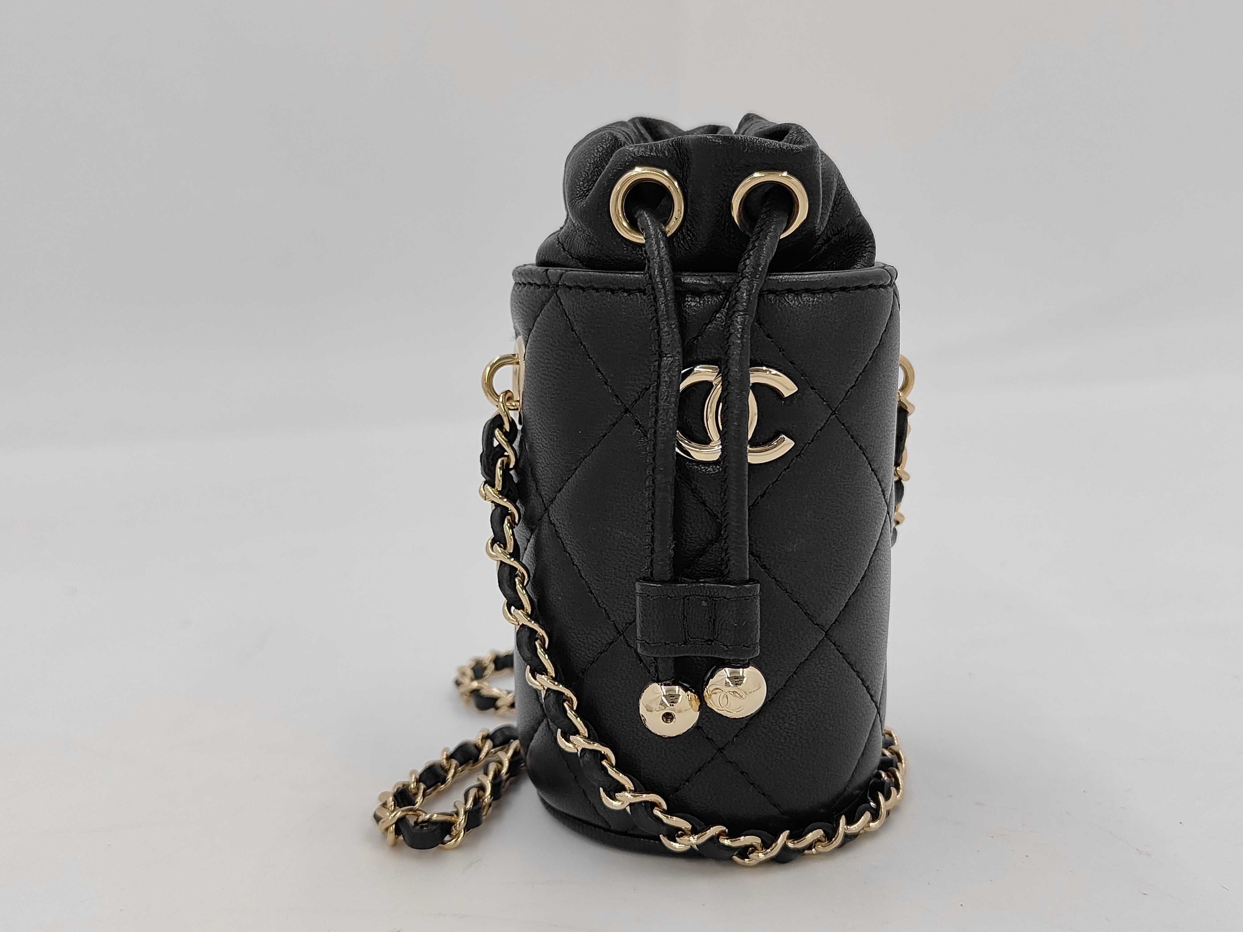 Shoulder Bucket Bag, Black
