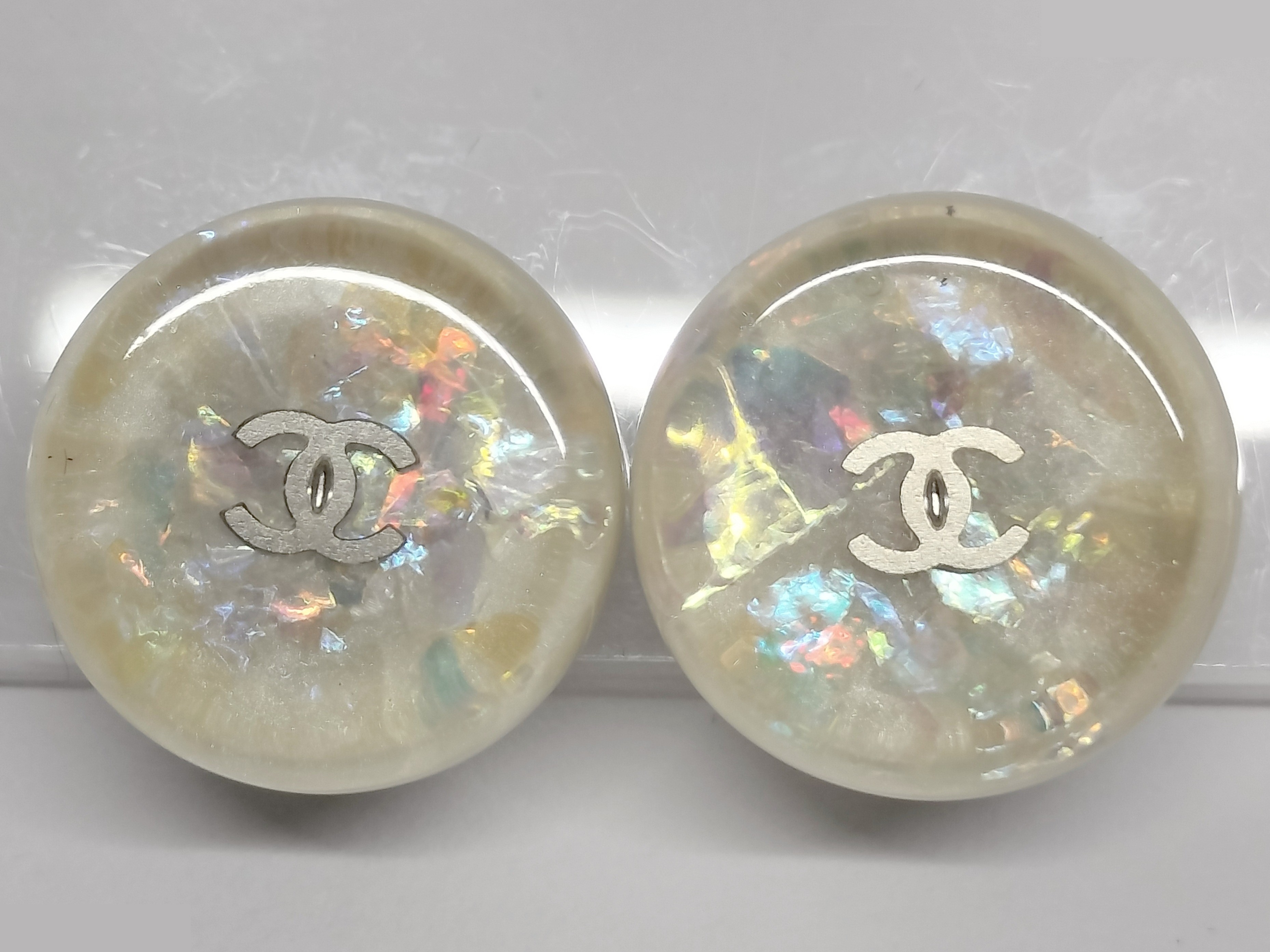 Coco White Earrings — view 5