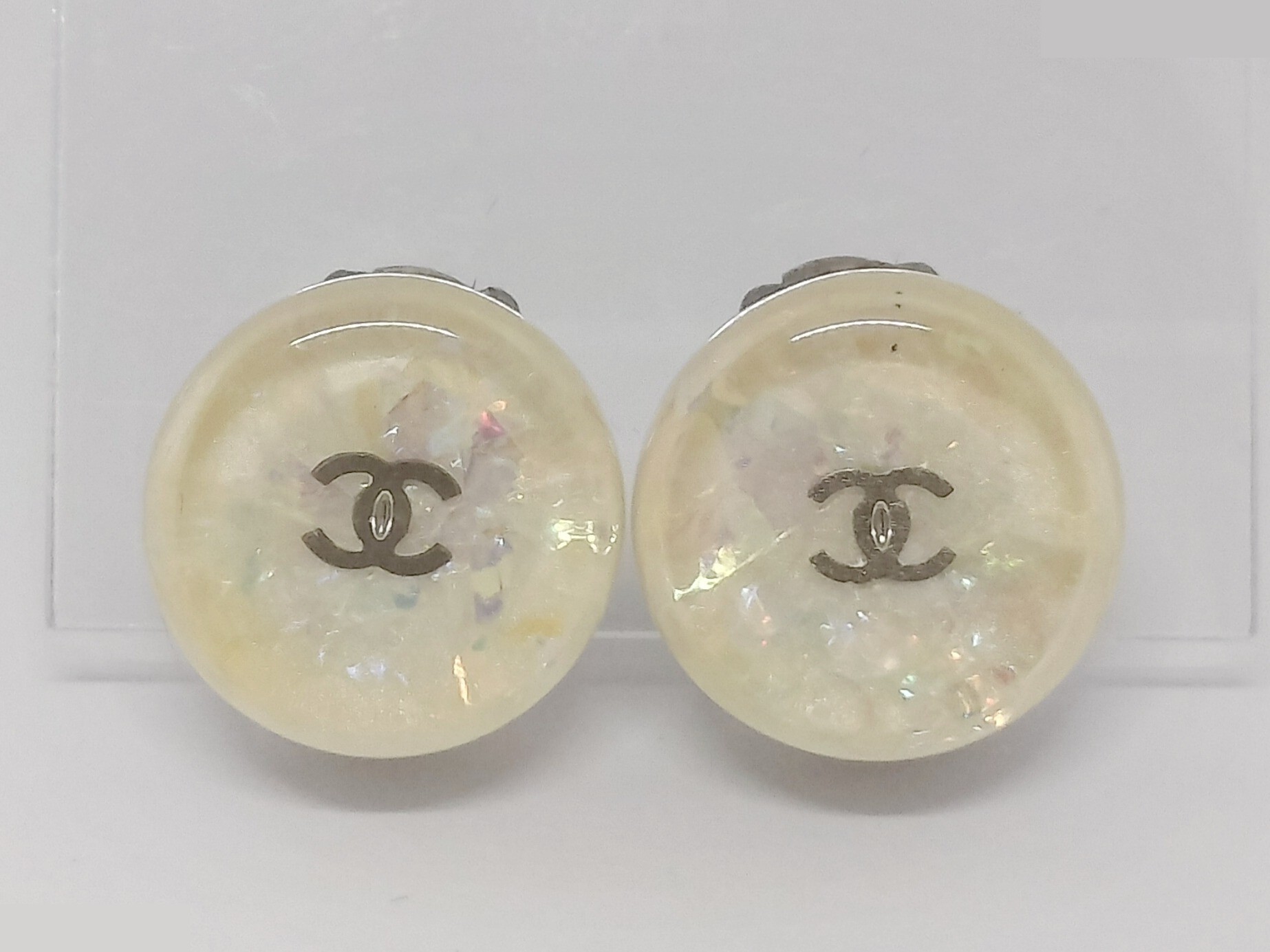 Coco White Earrings — view 7