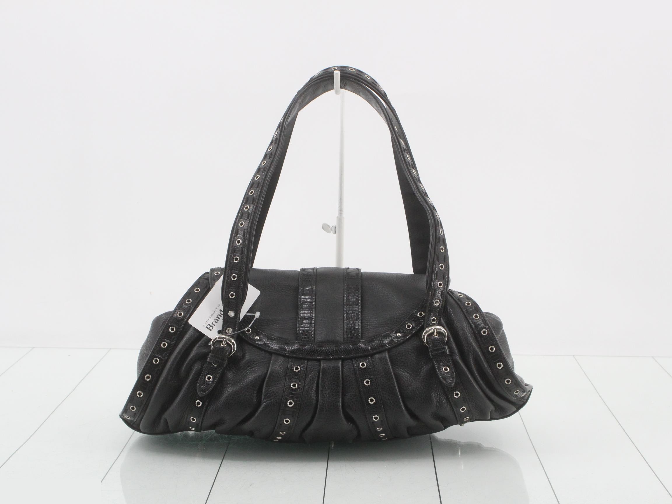 Black Galliano-era leather — view 2