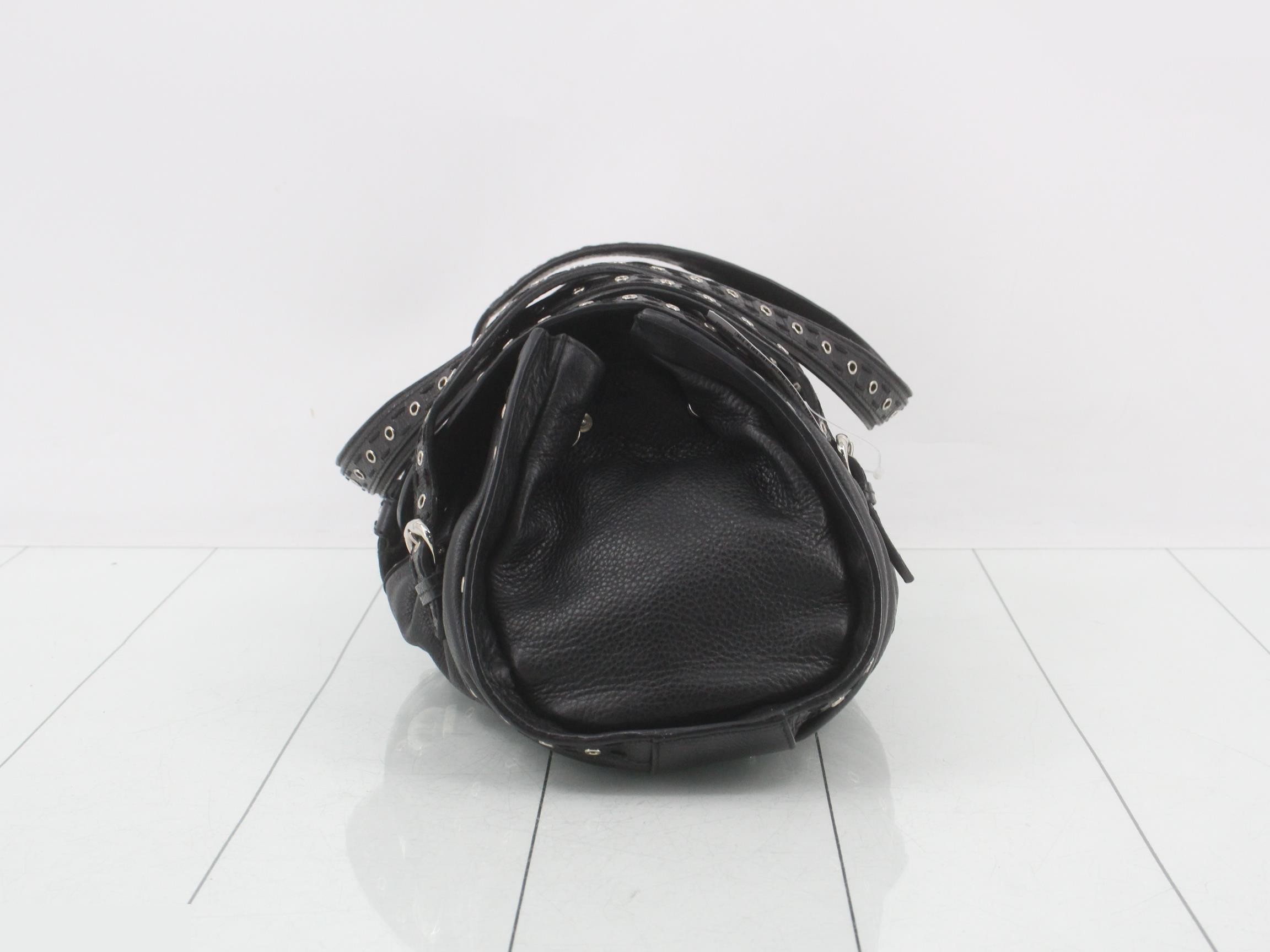 Black Galliano-era leather — view 3