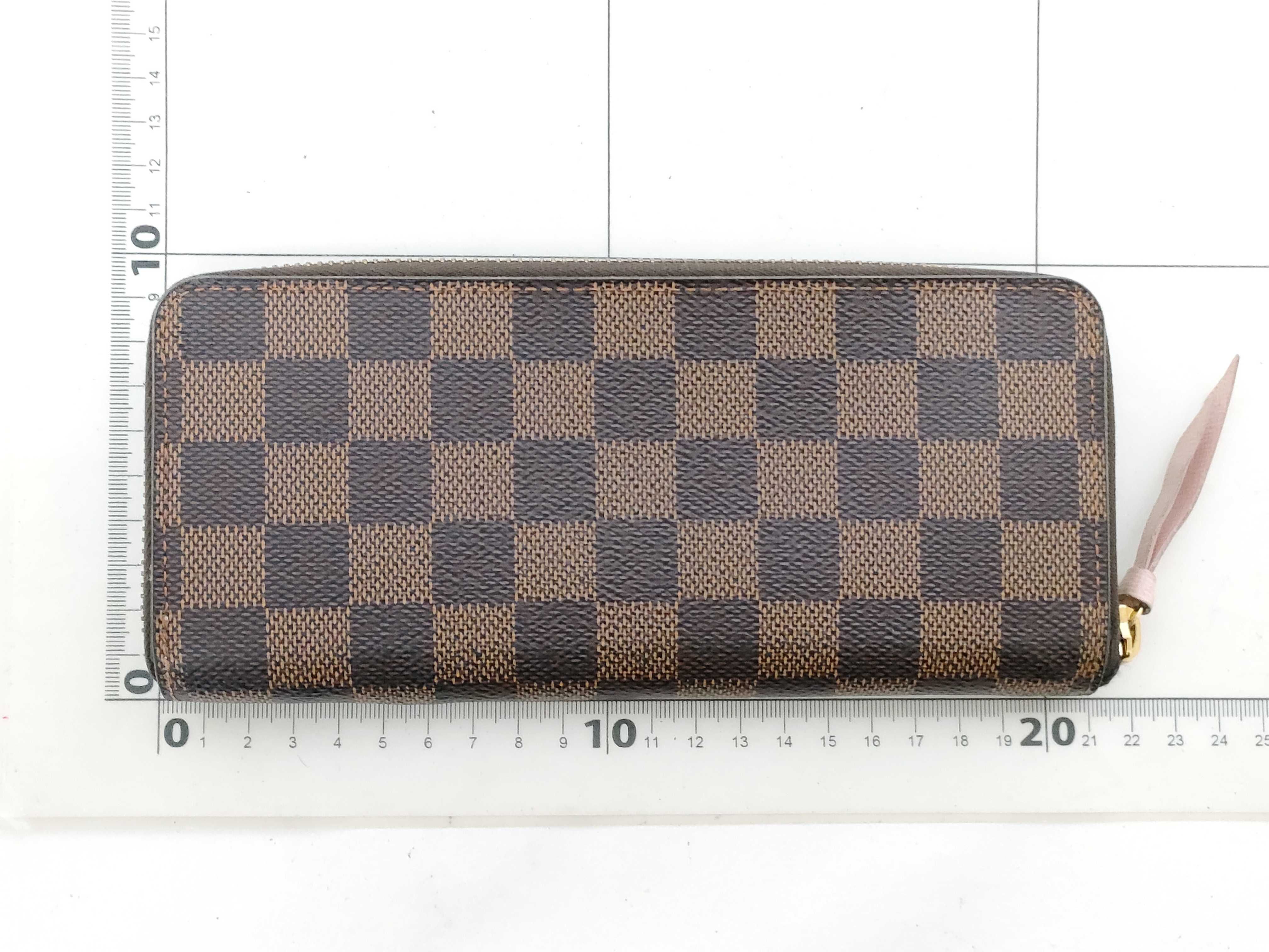 Damier Clemence Rose Ballerine N41626 Wallet — view 2