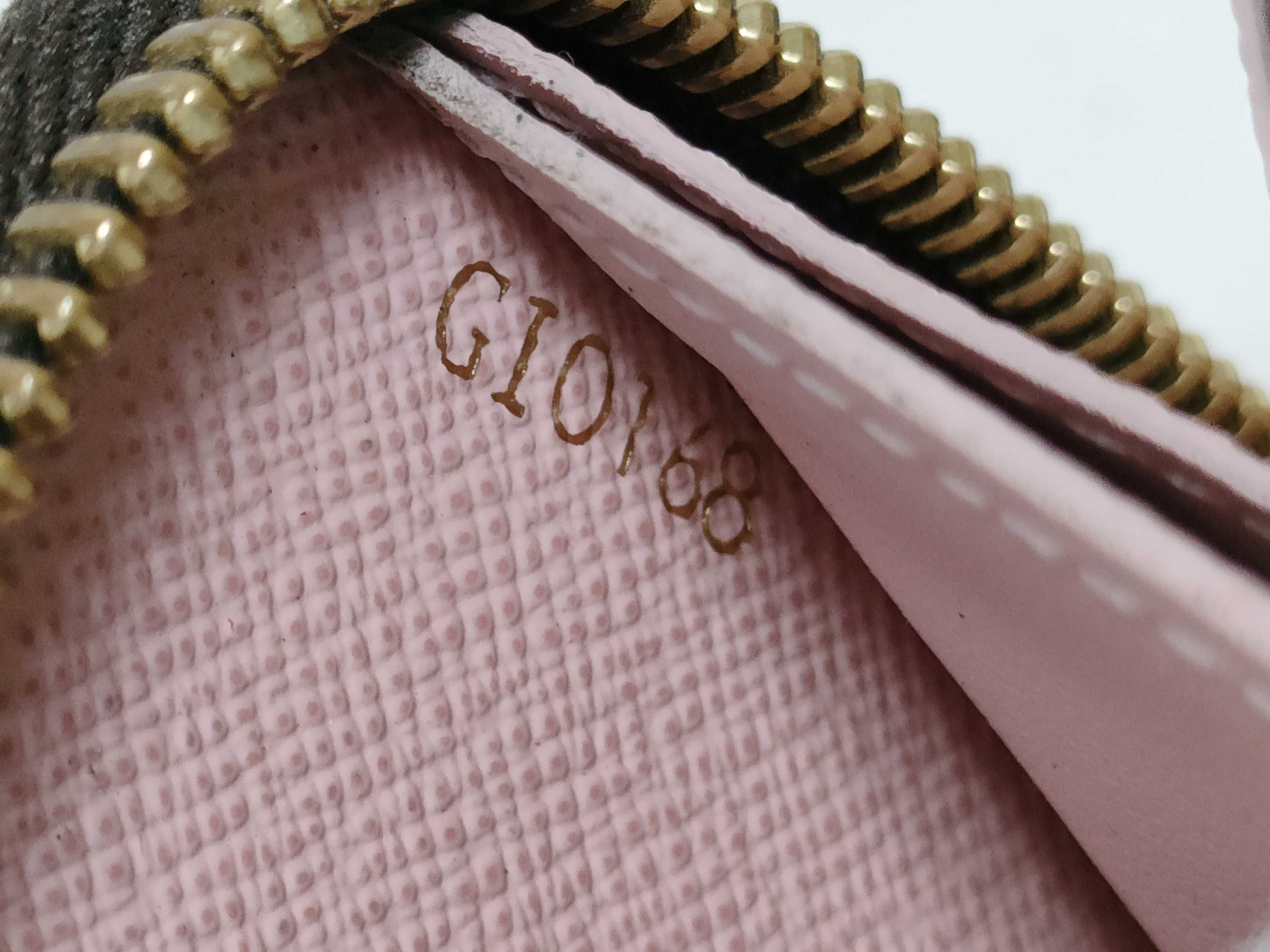 Damier Clemence Rose Ballerine N41626 Wallet — view 13