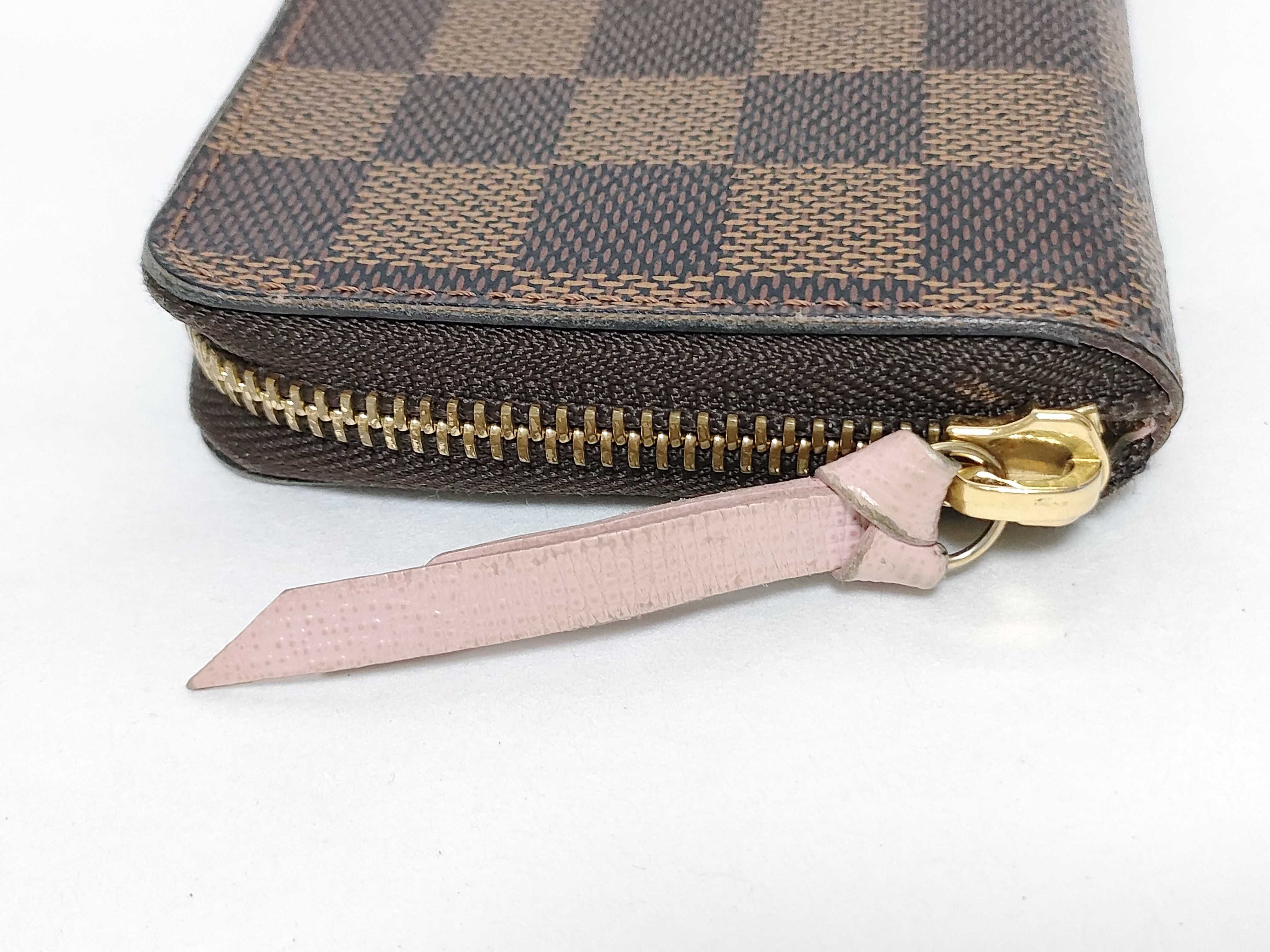 Damier Clemence Rose Ballerine N41626 Wallet — view 7