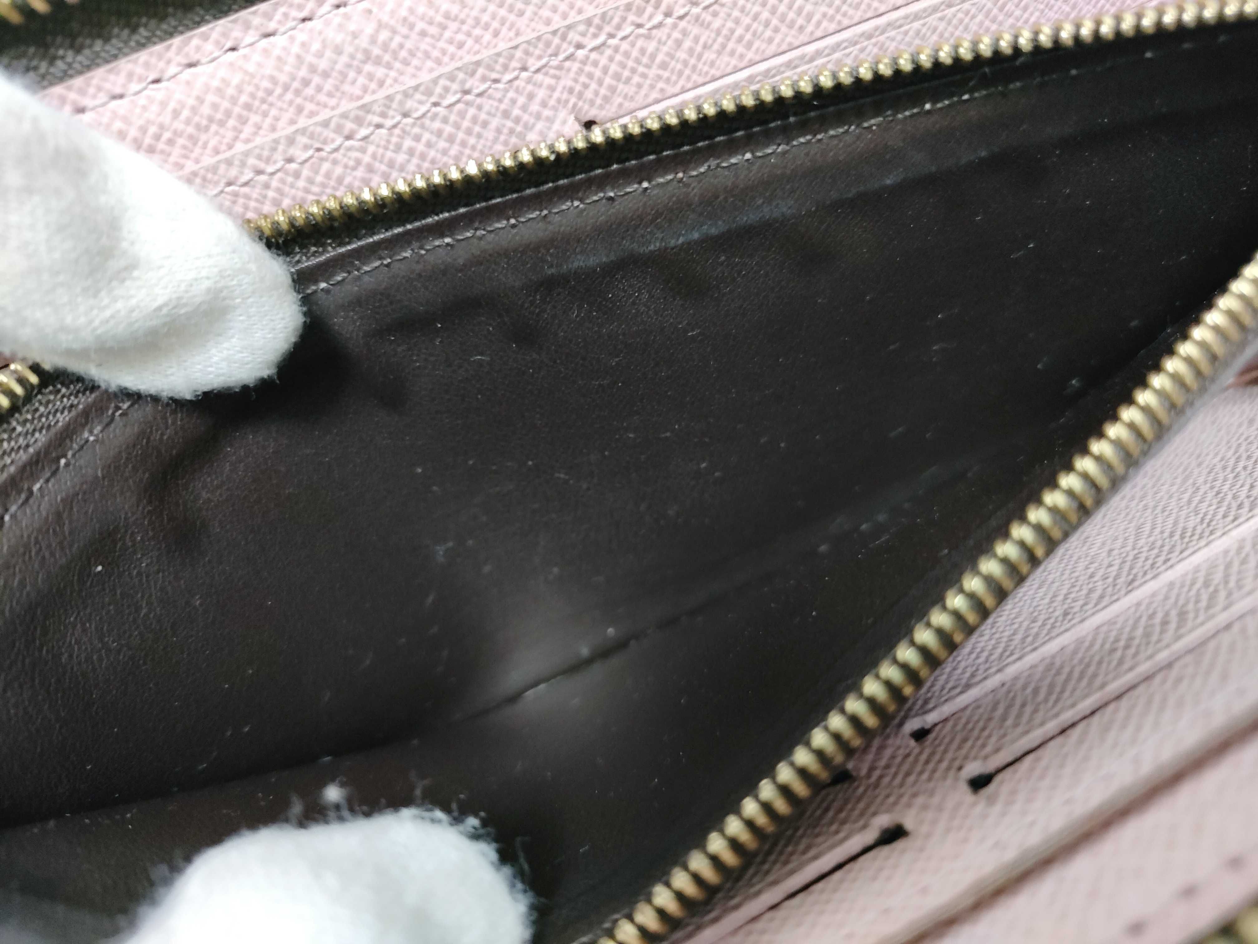 Damier Clemence Rose Ballerine N41626 Wallet — view 10