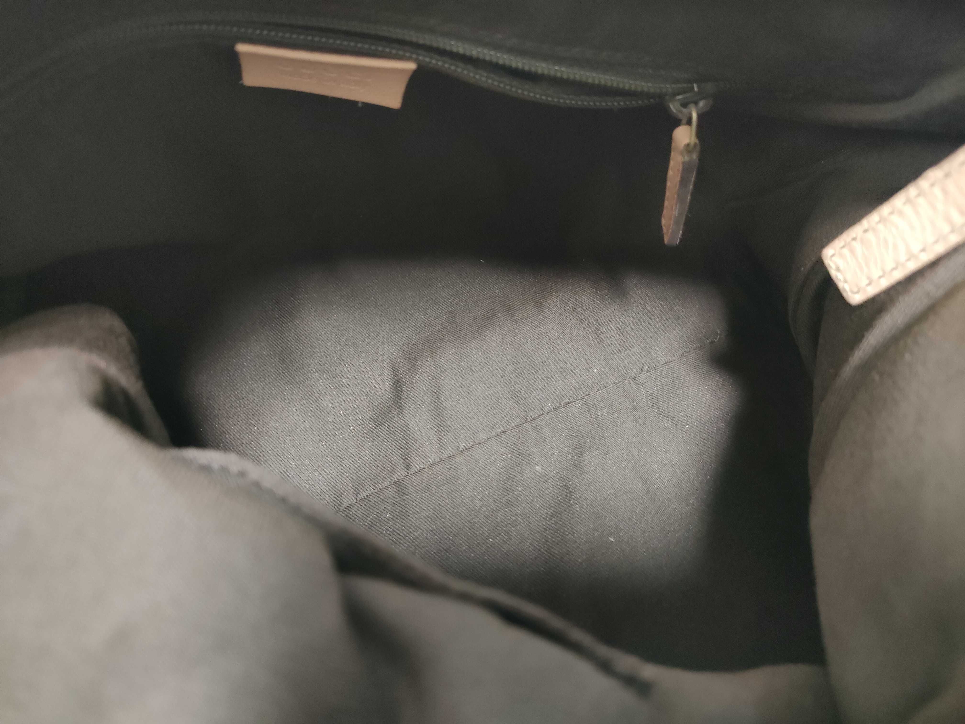 Pink GG Canvas Vintage D-Buckle Wrist Bag (Handbag) — view 14