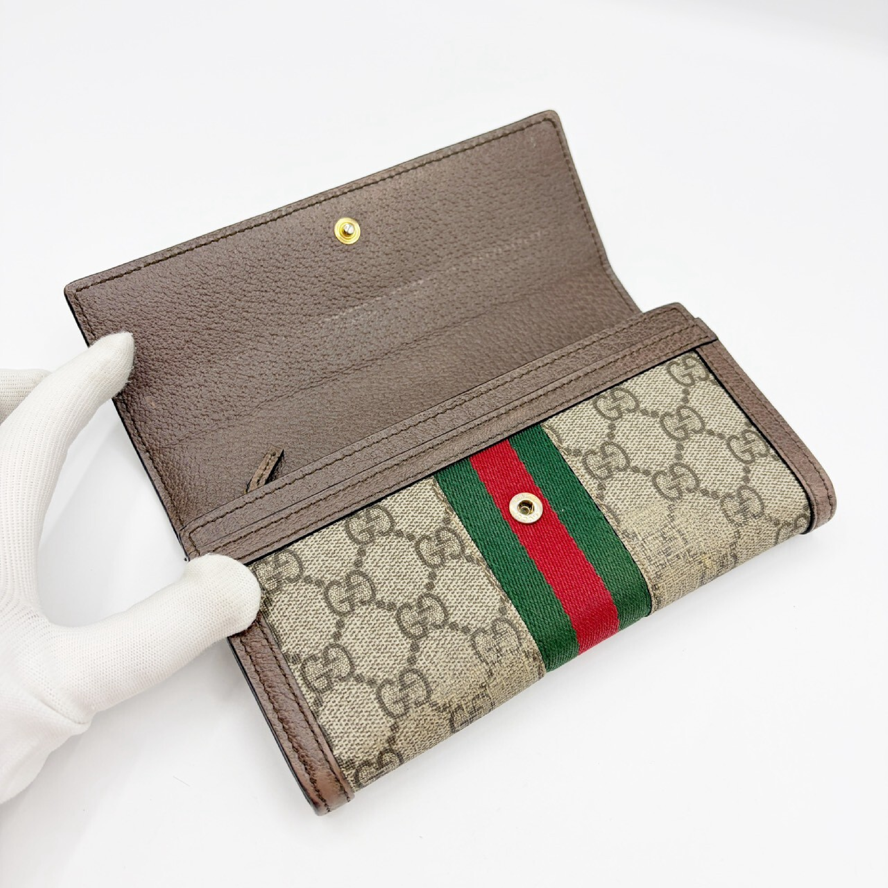 Ophidia GG Sherry Line Long Wallet — view 5